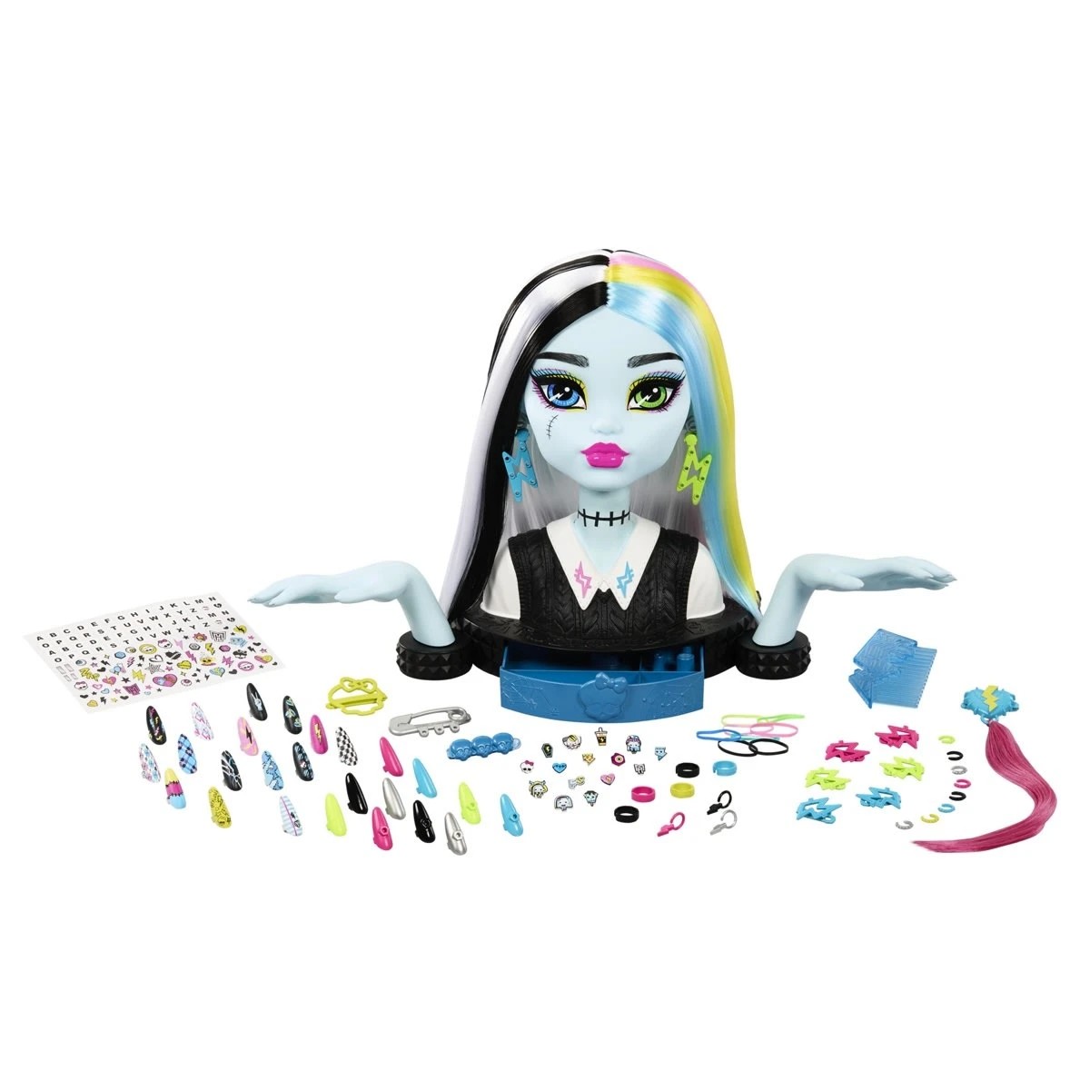 2 Monster High Frankie Stein Styling Head, 2 of 3