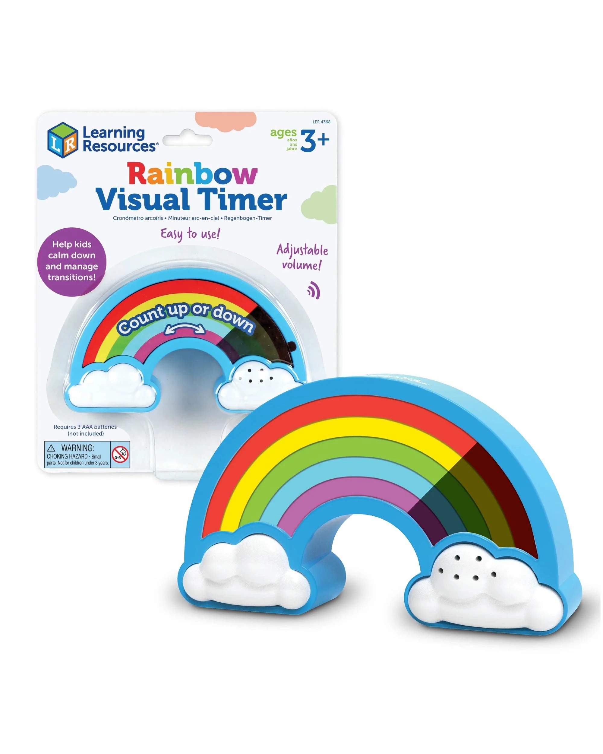 1 Learning Resources Rainbow Visual Timer, 1 of 4