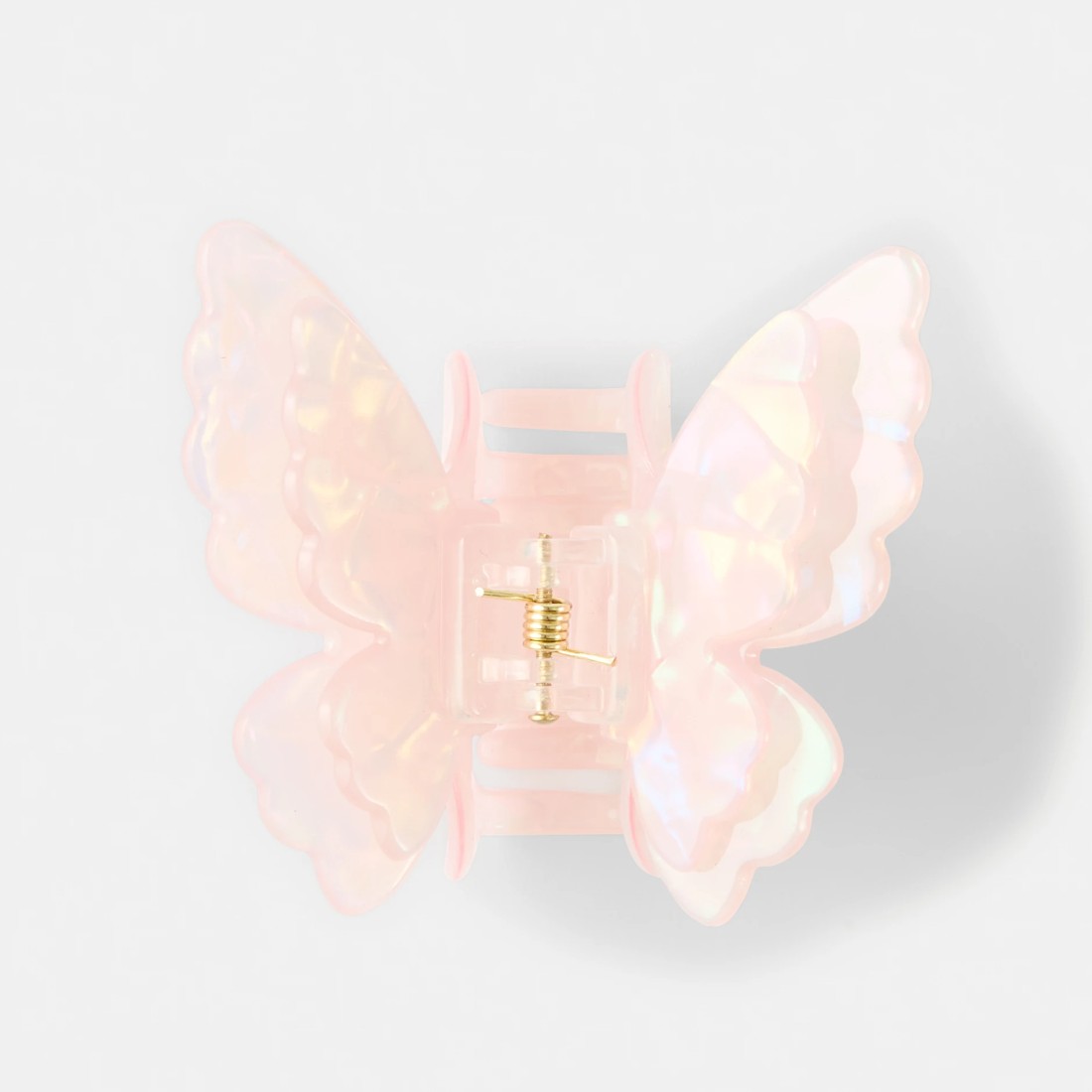 2 Butterfly Claw Hair Clip - Pink, 2 of 4