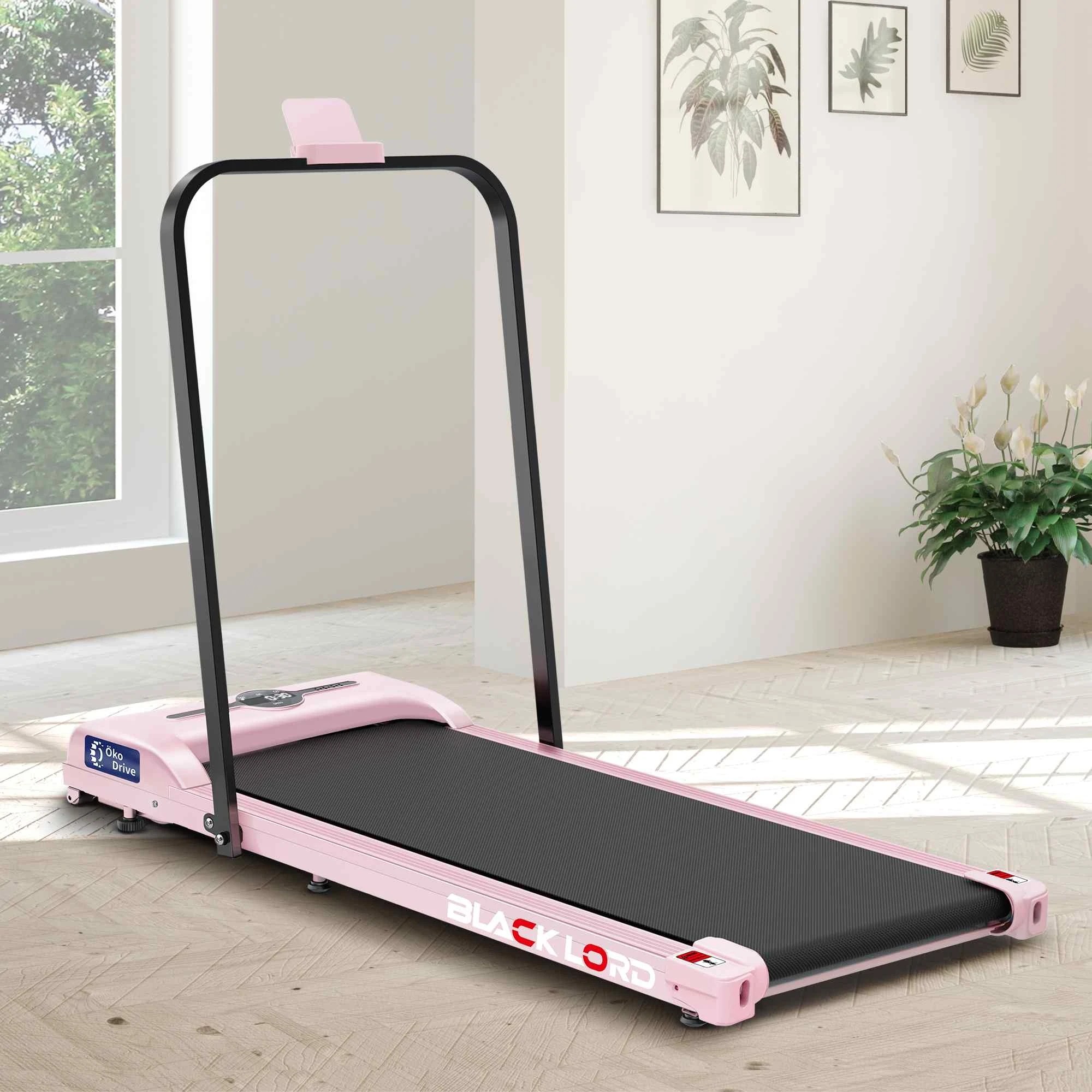 2 Black Lord Treadmill Electric Walking Pad Foldable Fitness Machine - Pink, 2 of 10