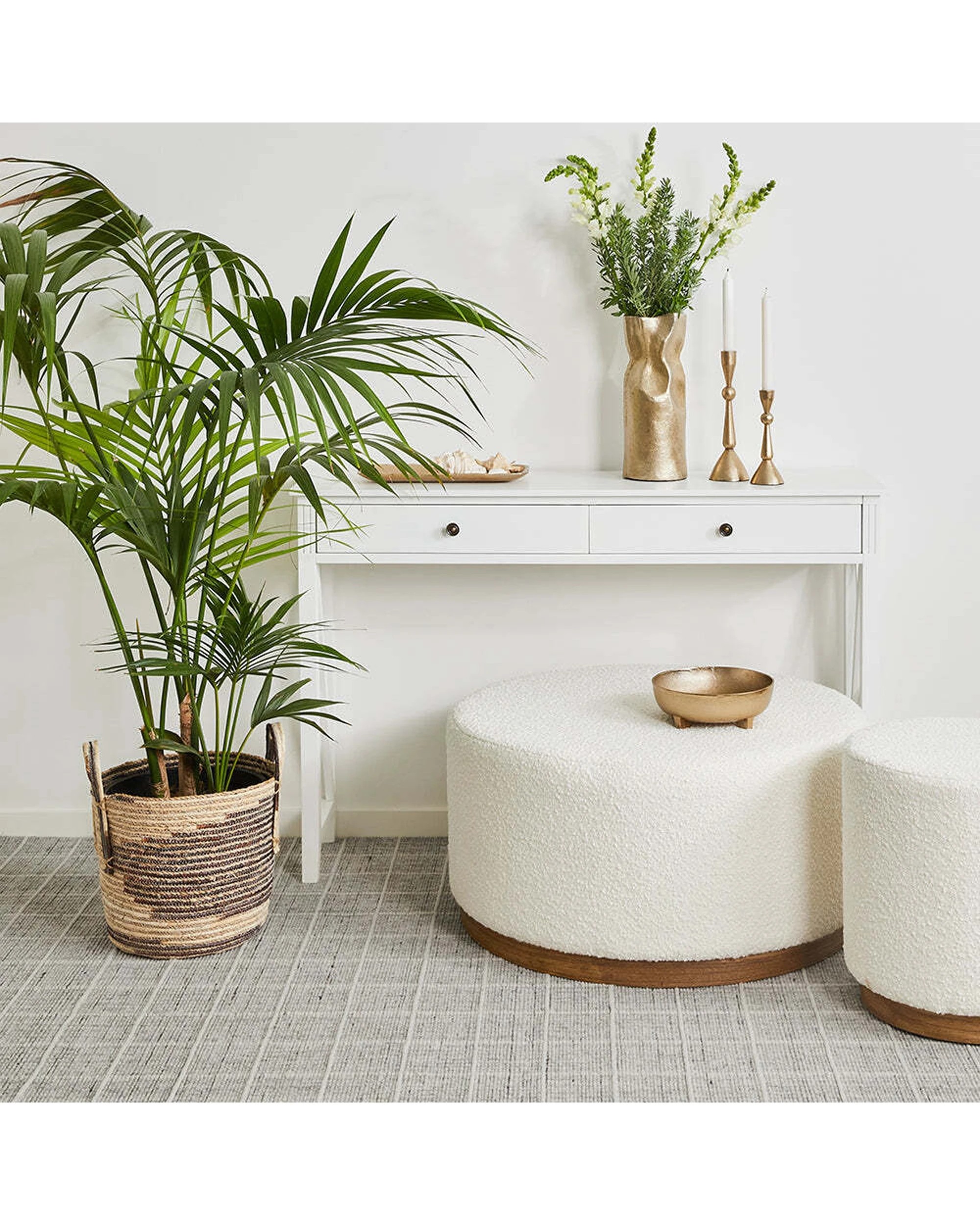 4 J.Elliot Home Morgan Rug 160x280cm Hand-Loomed Wool-Polyester Blend Check Light - Grey, 4 of 4