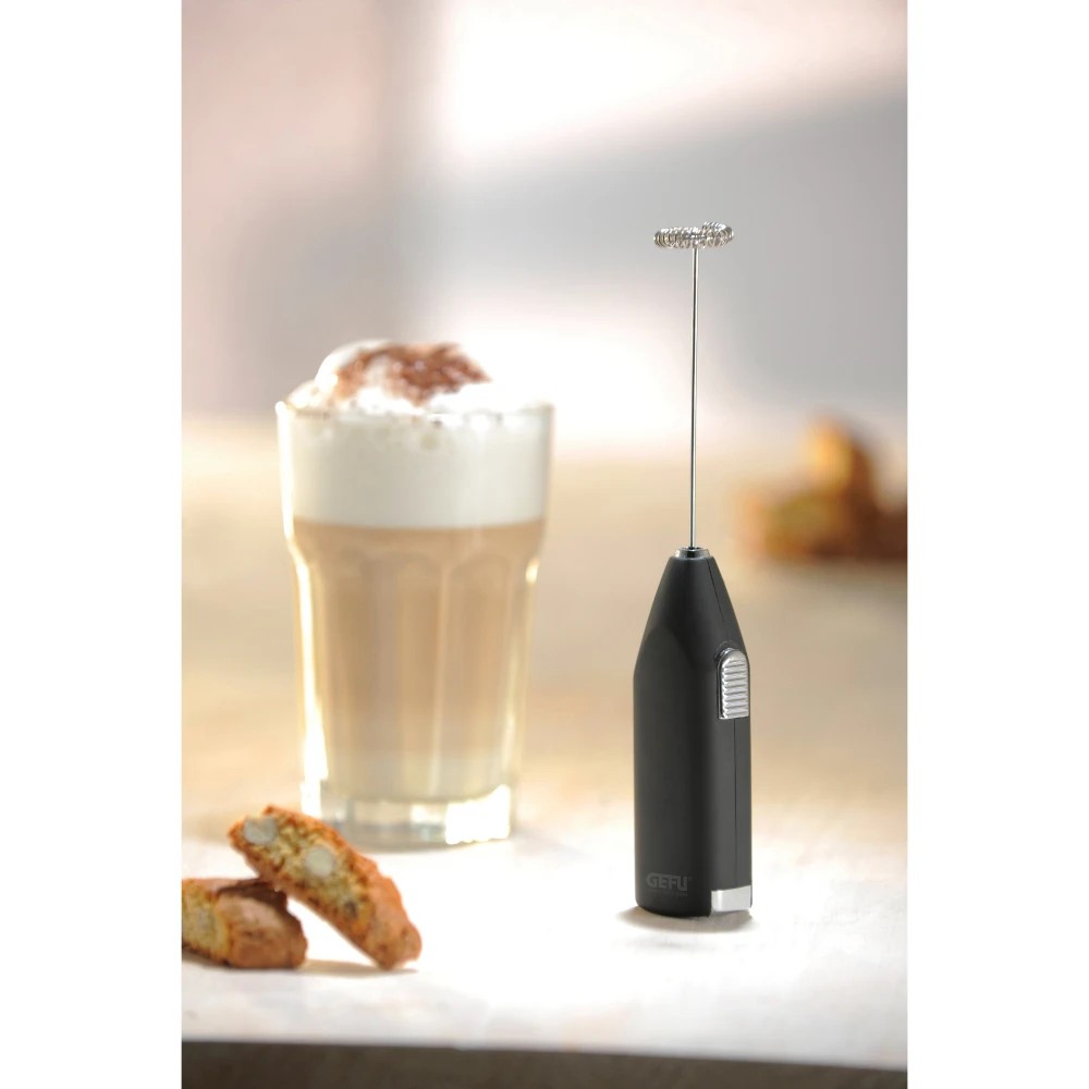 4 Gefu Claudio & Fino Milk Frothing Set - Black, 4 of 4