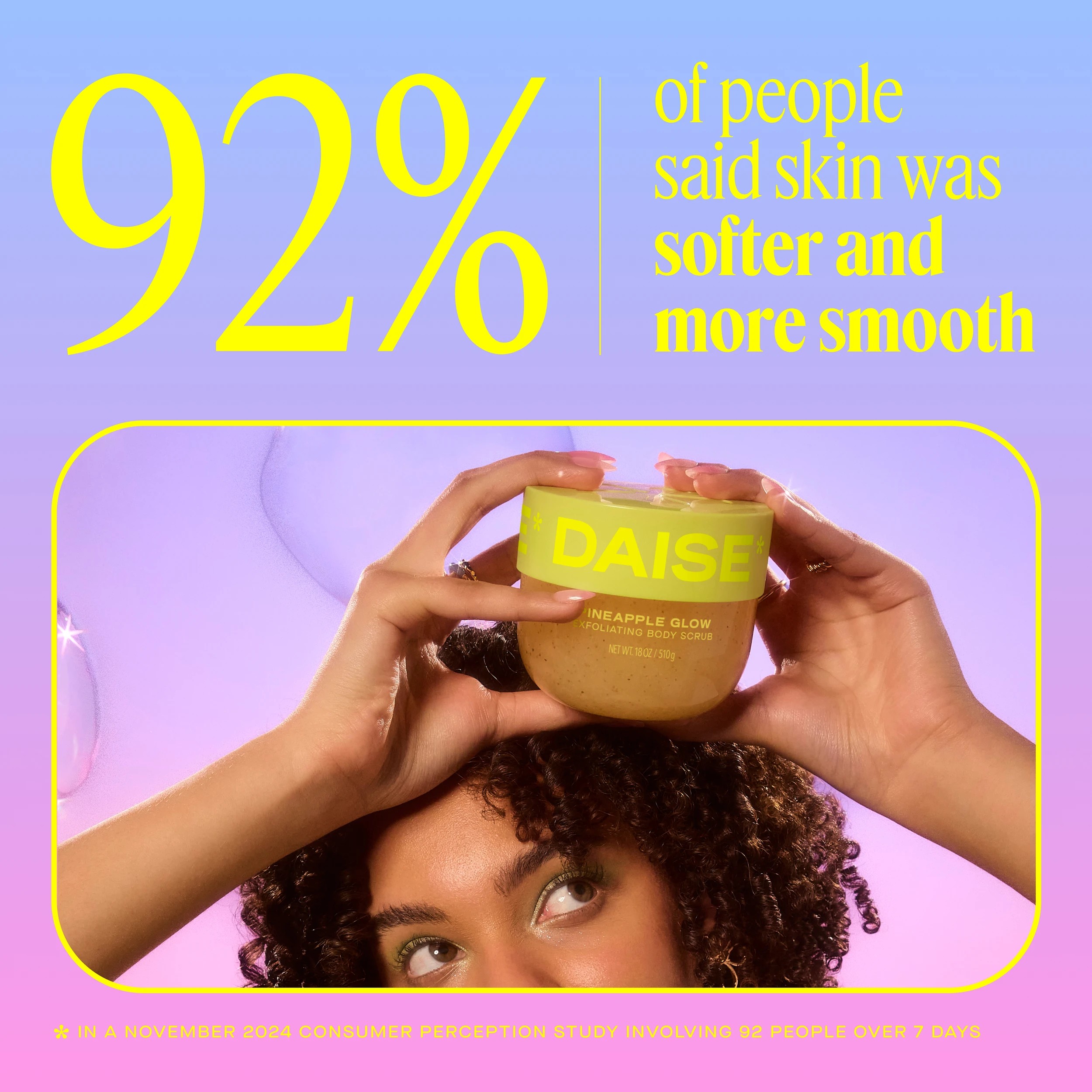 9 DAISE Exfoliating Body Scrub 510g - Pineapple Glow, 9 of 9