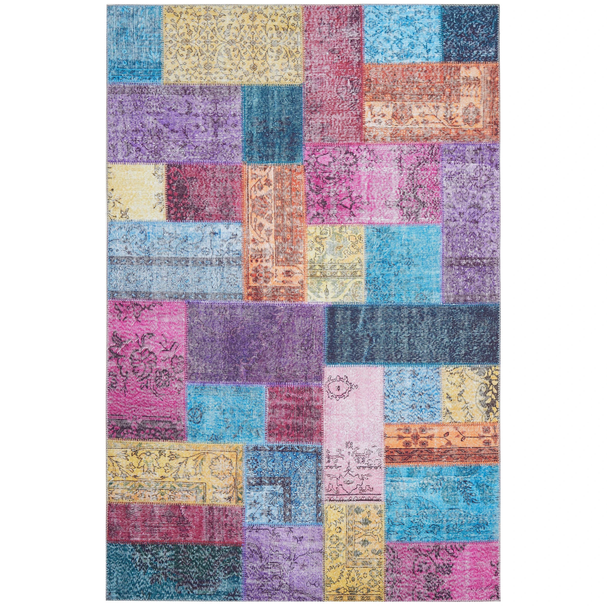 1 Common Ground Rugs Bazaar 167 320x230cm - Extra Large Floor Rug - Blue, 1 of 9