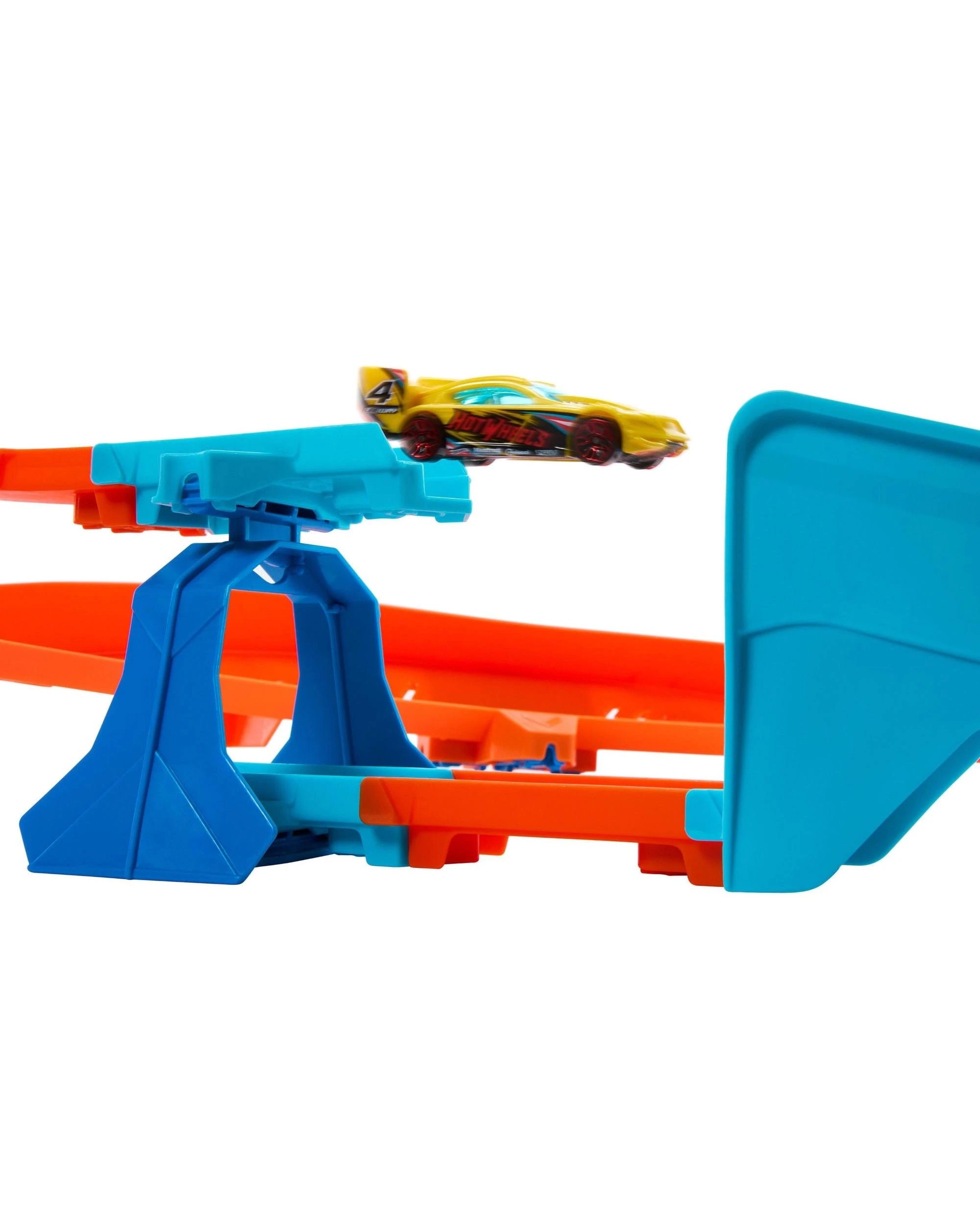 9 Hot Wheels Track Creator Boosted Jump Speedway Track Set, 9 of 9