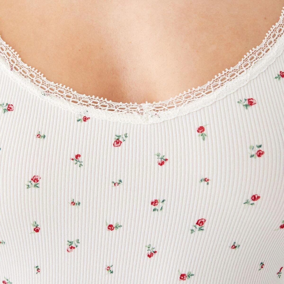 5 Seamfree Ribbed Bodysuit Wild Flowr, 5 of 5