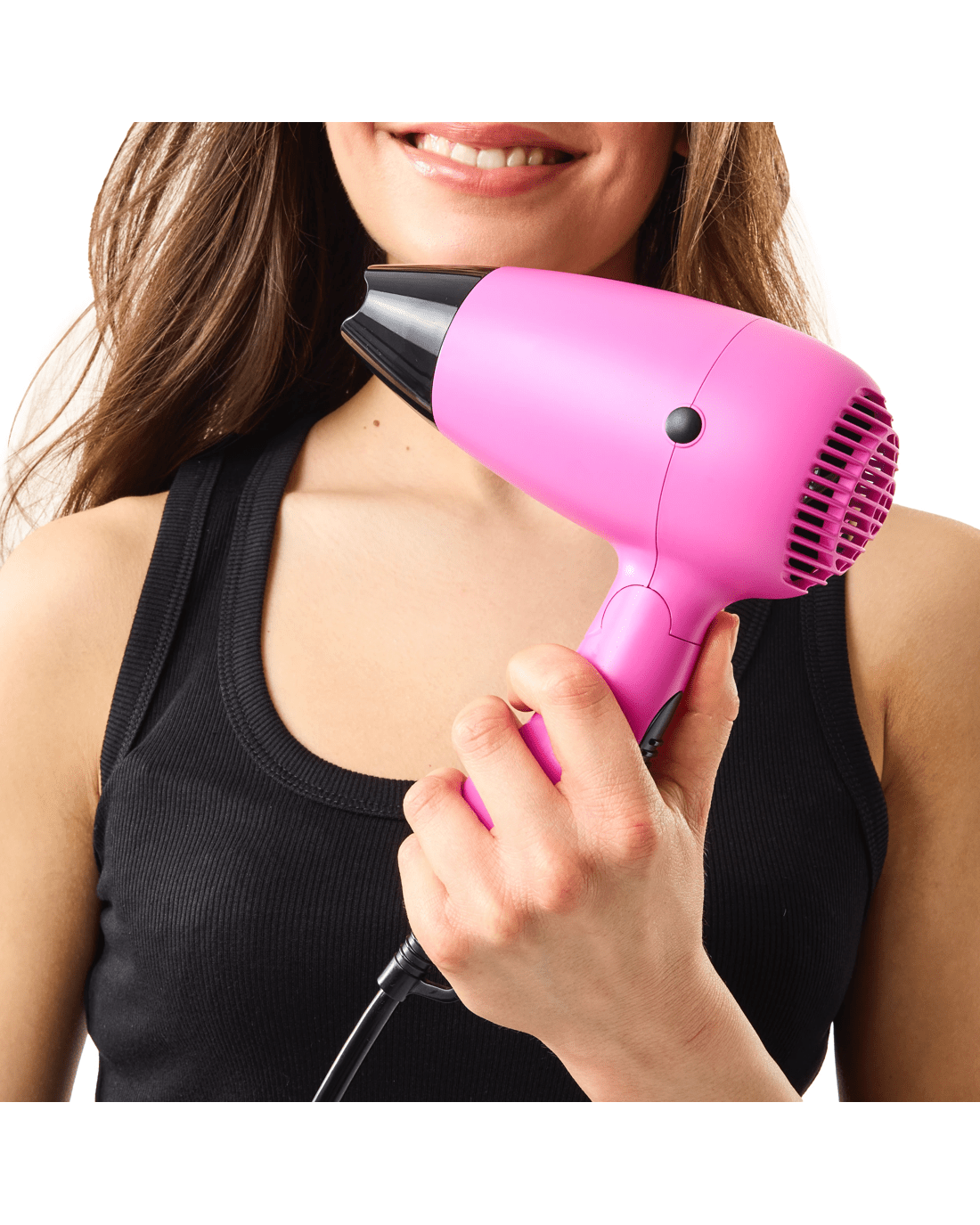 1 Mini Hair Dryer - Pink, 1 of 9