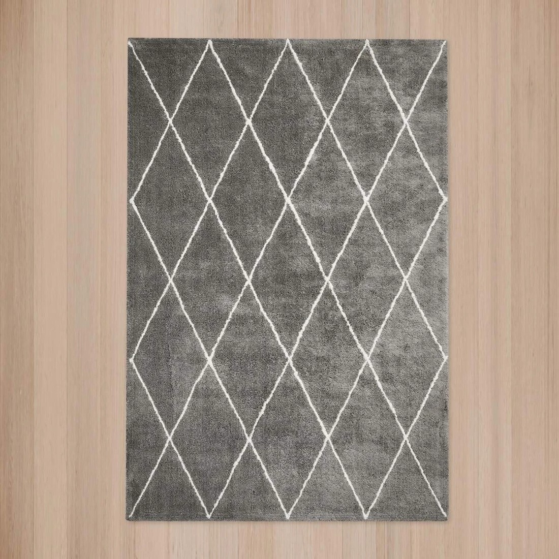 5 Trellis Rug - Grey, Extra Extra Large - 300cm x 200cm, 5 of 6