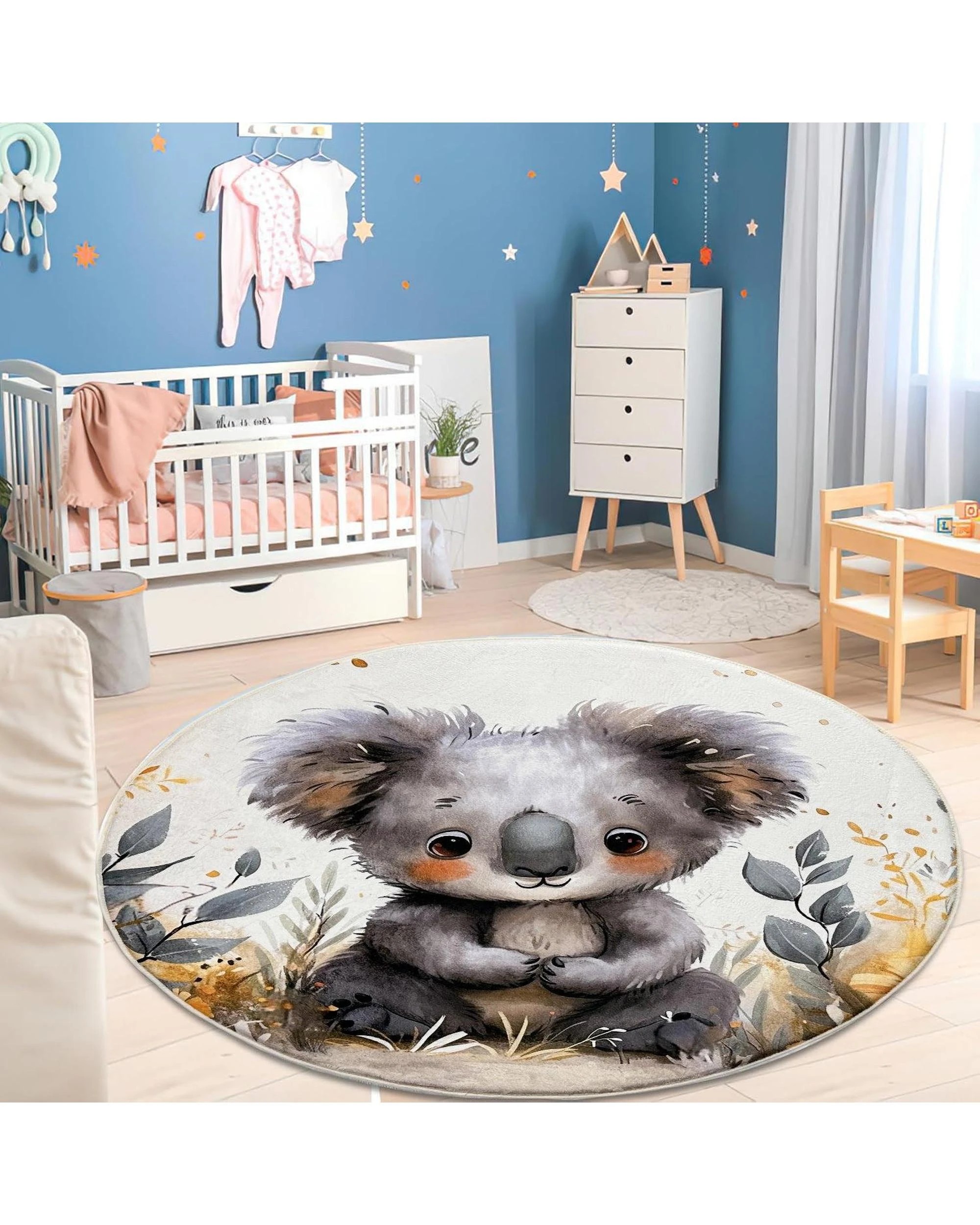5 La Grace Home Ultra Soft Kids Koala Plush Mat - 120x120cm, 5 of 5