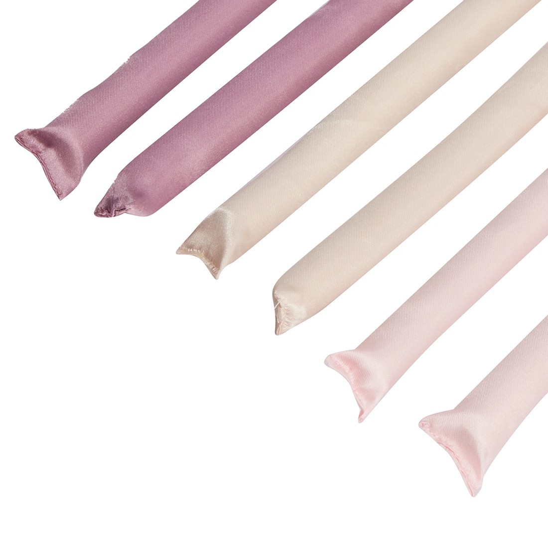 5 OXX Haircare 9 Piece Heatless Bendy Rollers - Off-White, Purple and Pink, 5 of 8