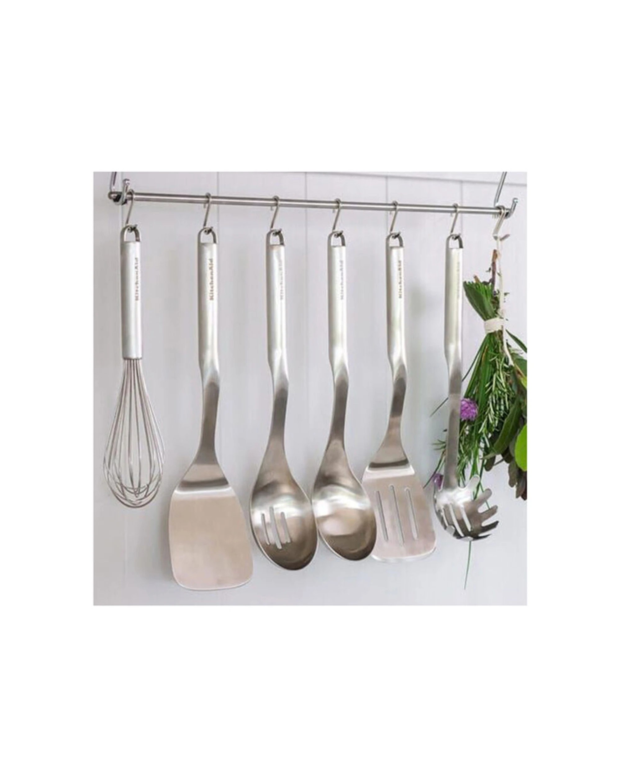 6 KitchenAid 2PK Premium Stainless Steel Balloon Cooking Whisk 34cm Durable Utensil - Silver, 6 of 6