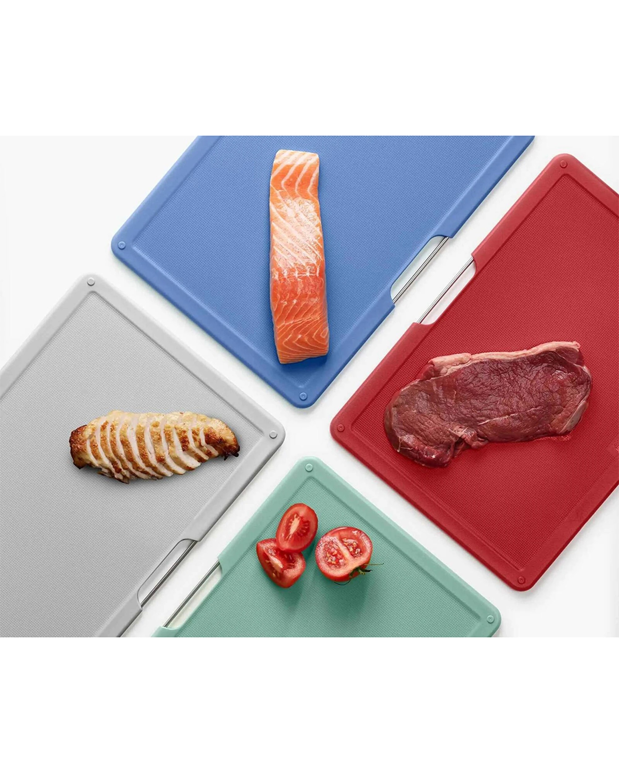 5 Joseph Joseph Folio Large Chopping Board With Storage 4pc Set - Multi, 5 of 6