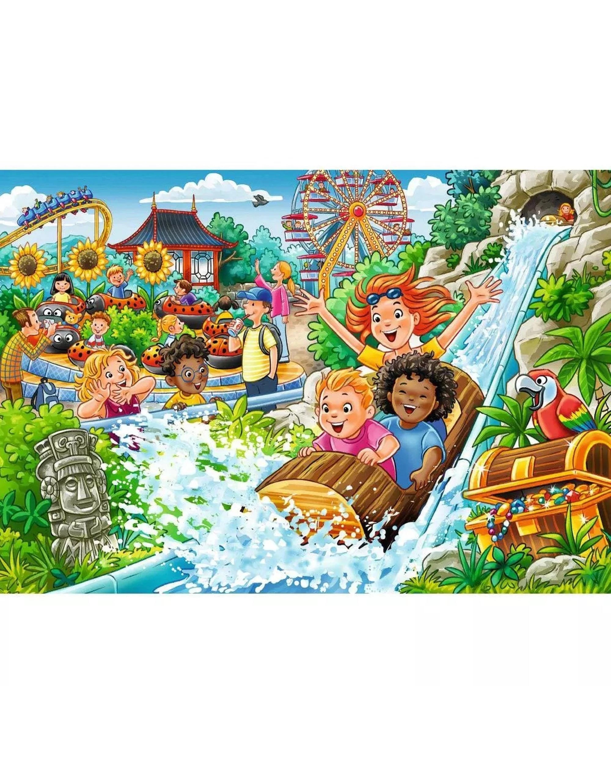 3 Ravensburger Amusement Park 2 x 24 Piece Jigsaw Puzzle 2 Pack, 3 of 5