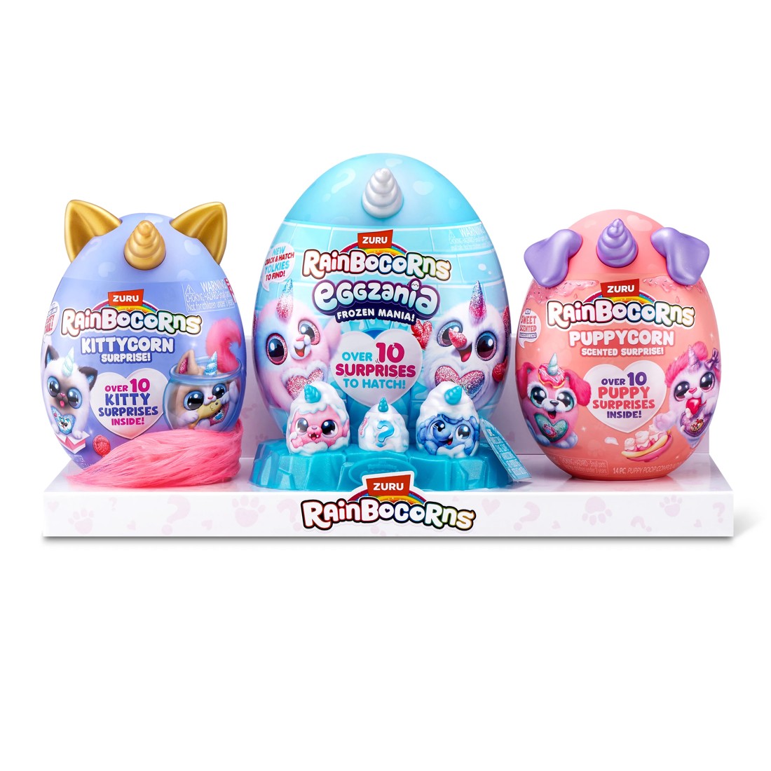2 3 Pack Zuru Rainbocorns Eggzania Frozen Mania, 2 of 10
