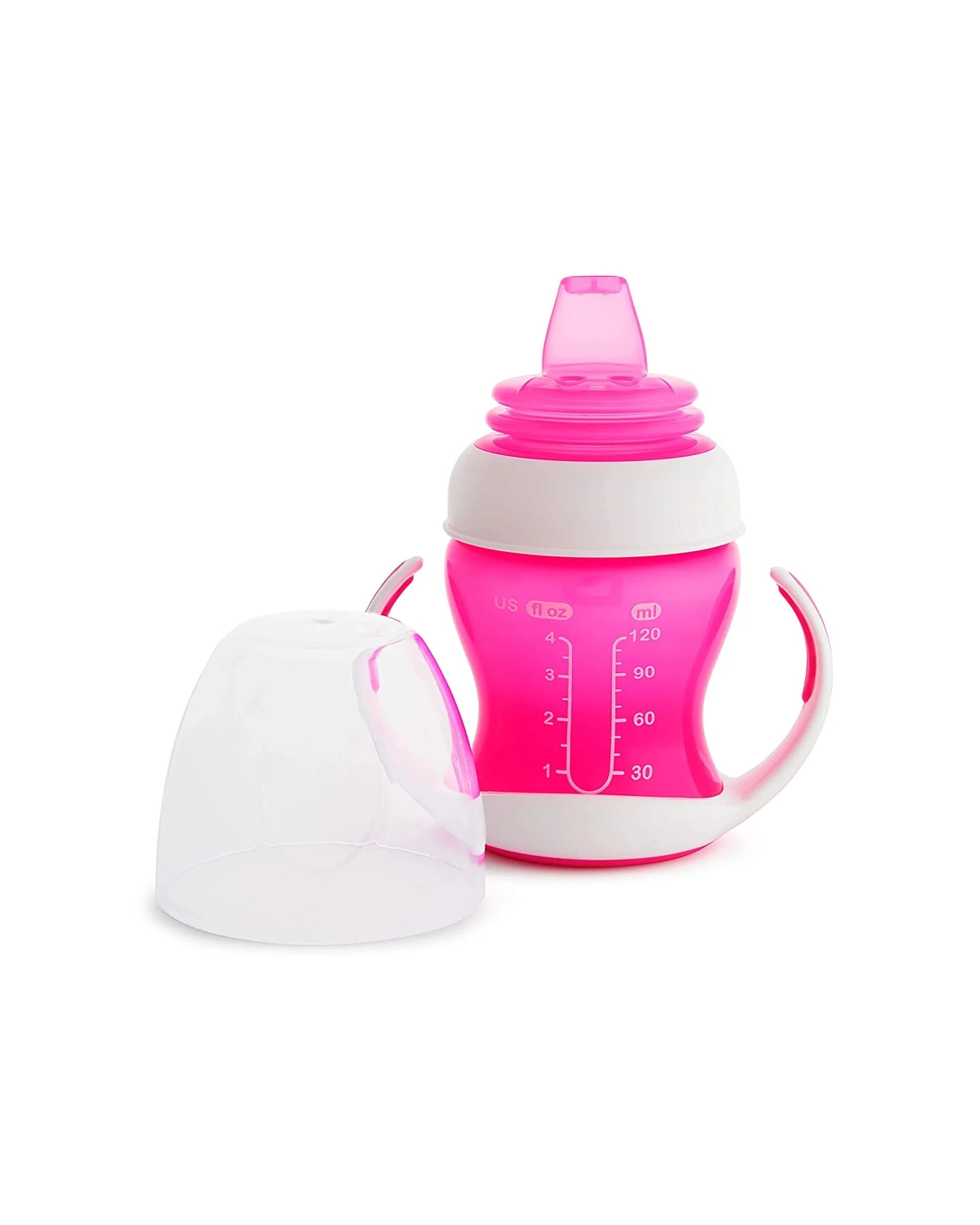 1 Munchkin Gentle Transition Cup 100ml Spill Proof Soft Spout 4 Months Baby - Assorted, 1 of 5