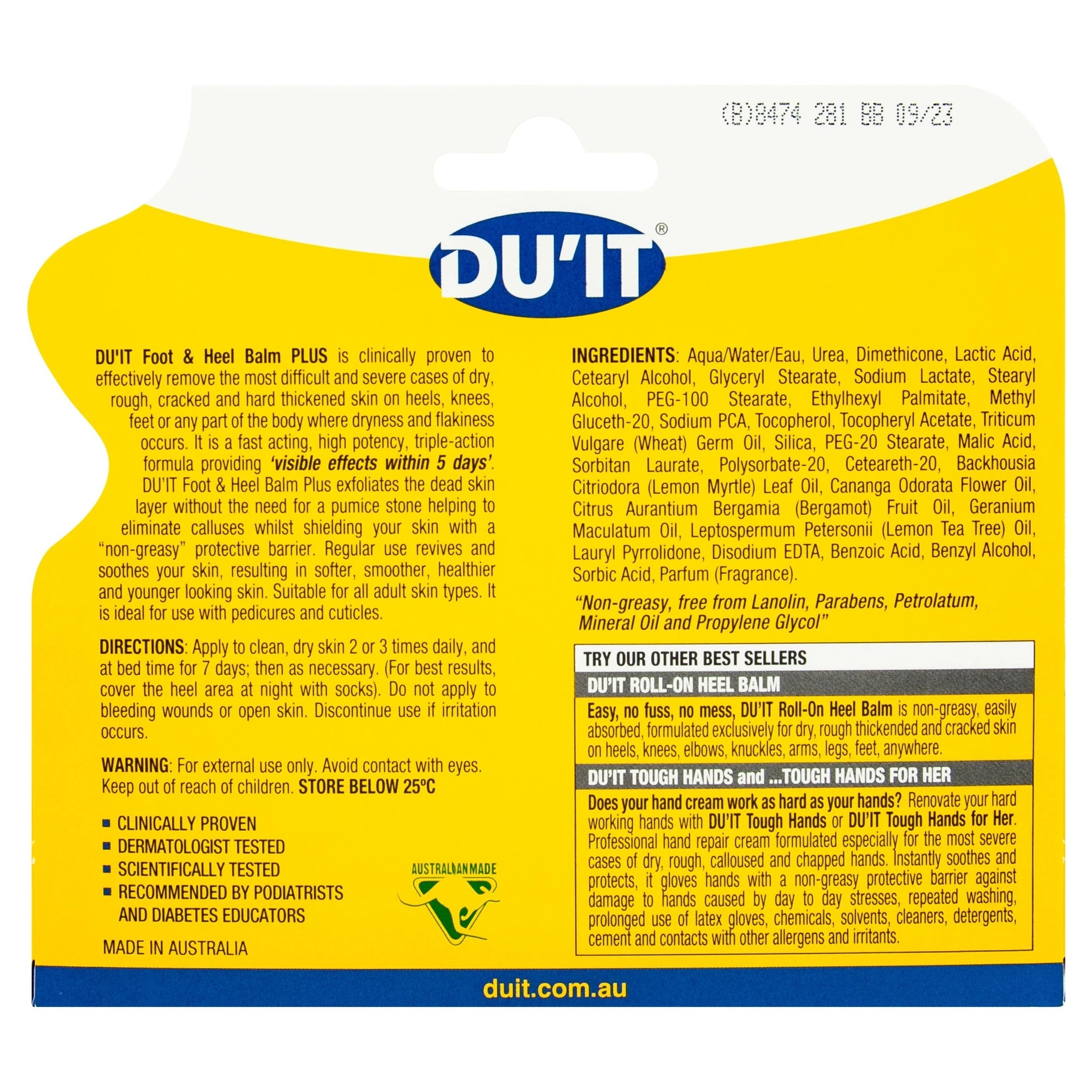 2 DUIT Foot & Heel Balm Plus 50g, 2 of 2