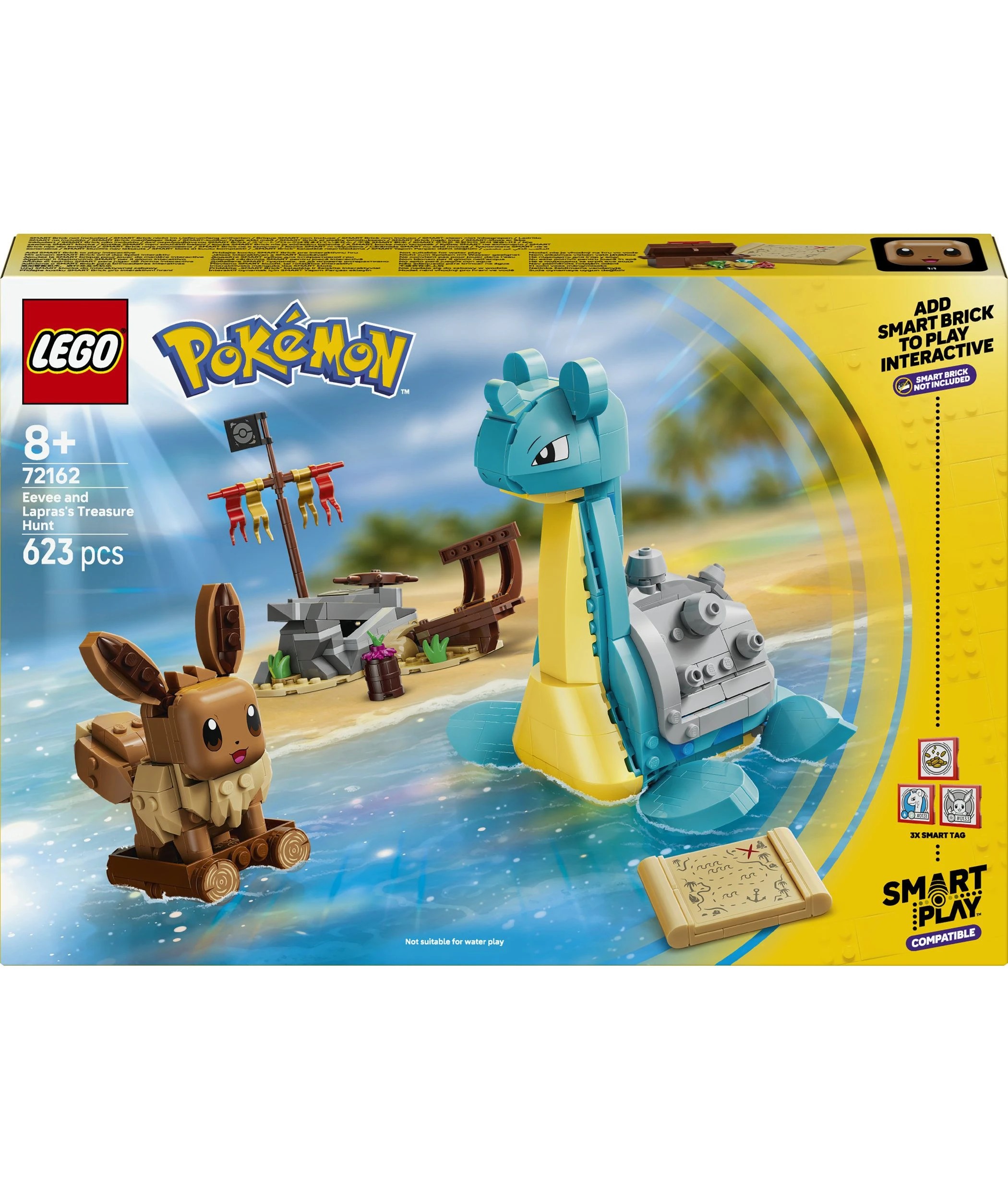 1 LEGO Pokemon SMART Play: Eevee and Lapras's Treasure Hunt 72162, 1 of 11