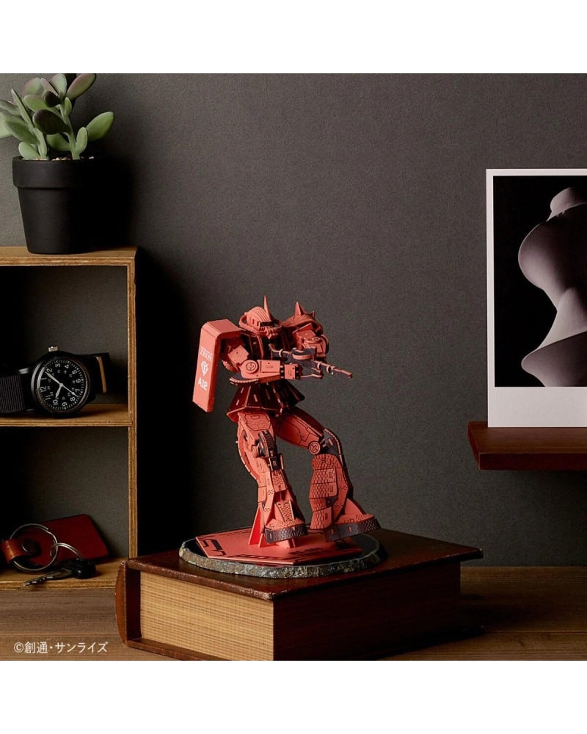 10 Si-Gu-Mi Pro Gundam MS-06S Char's Zaku II Paper Model Kit, 10 of 10