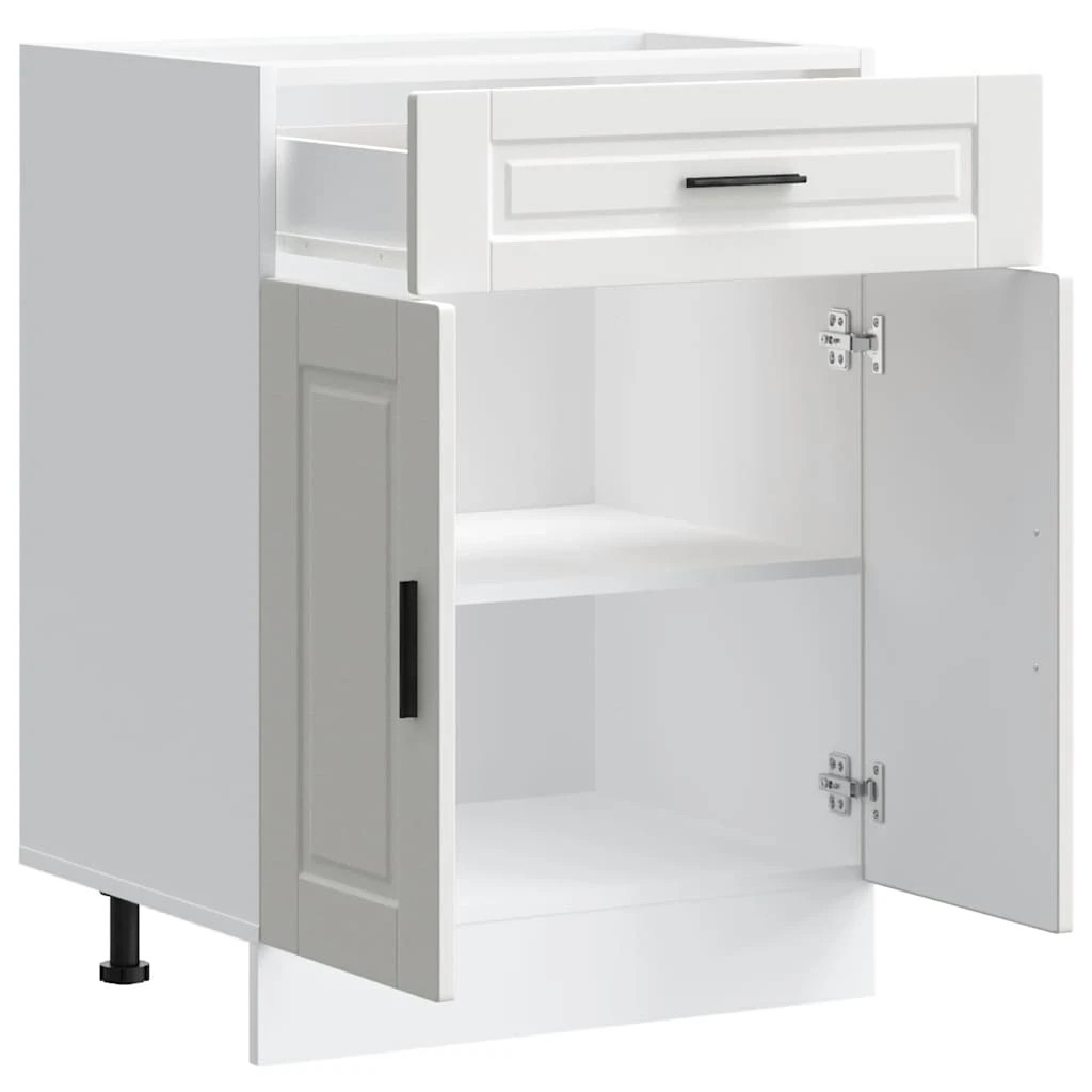5 vidaXL Wooden Dishwasher Panel Adjustable Feet - White, 5 of 9