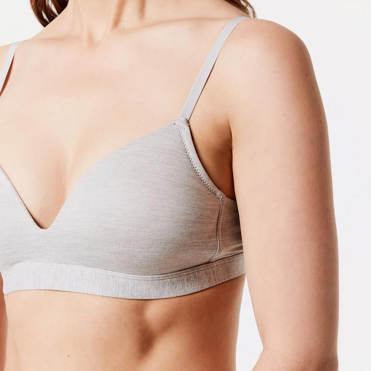 8 2 Pack Wirefree T-Shirt Bra SILVER MARLE, WHITE, 8 of 8