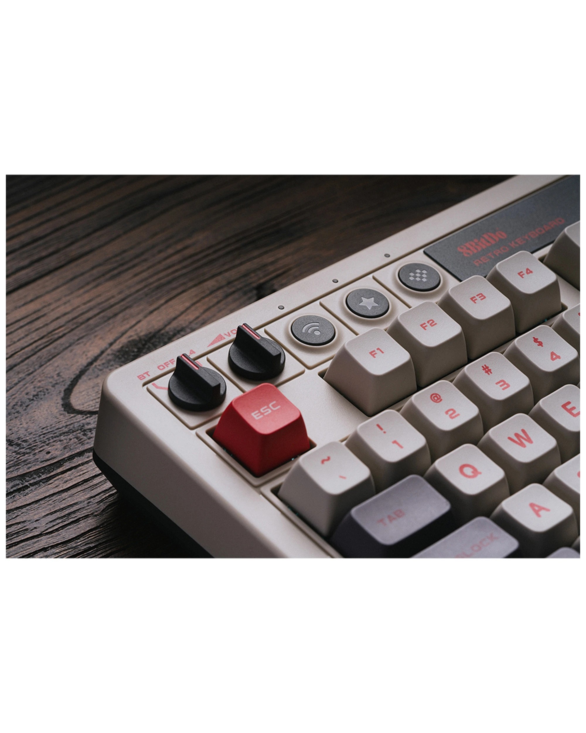 6 8bitdo Retro 87 Key Mechanical Keyboard For Android Windows N Edition - Grey, 6 of 7