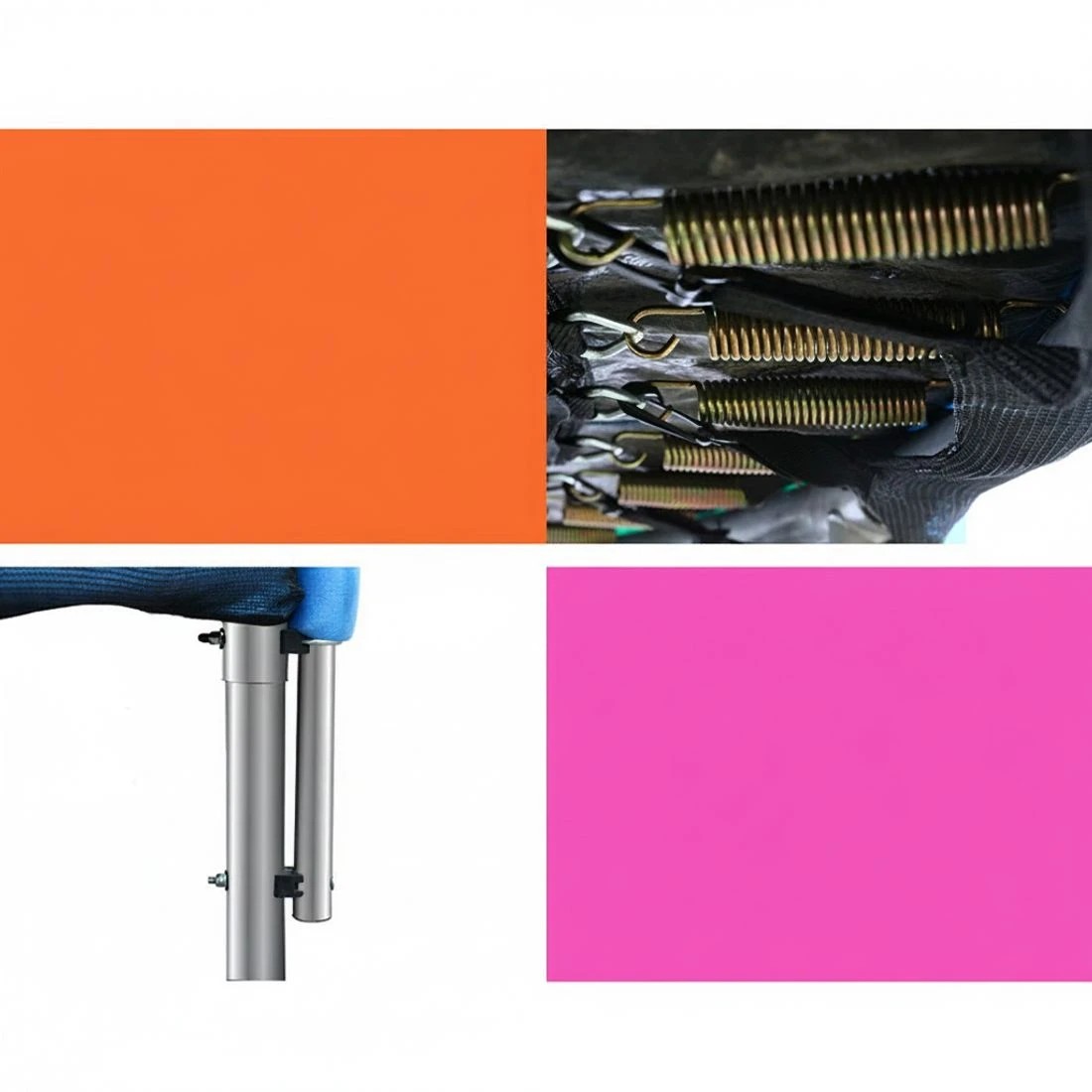 6 Everfit 10FT Trampoline for Kids w/ Ladder Enclosure Safety Net Pad Gift Round - Multi, 6 of 7