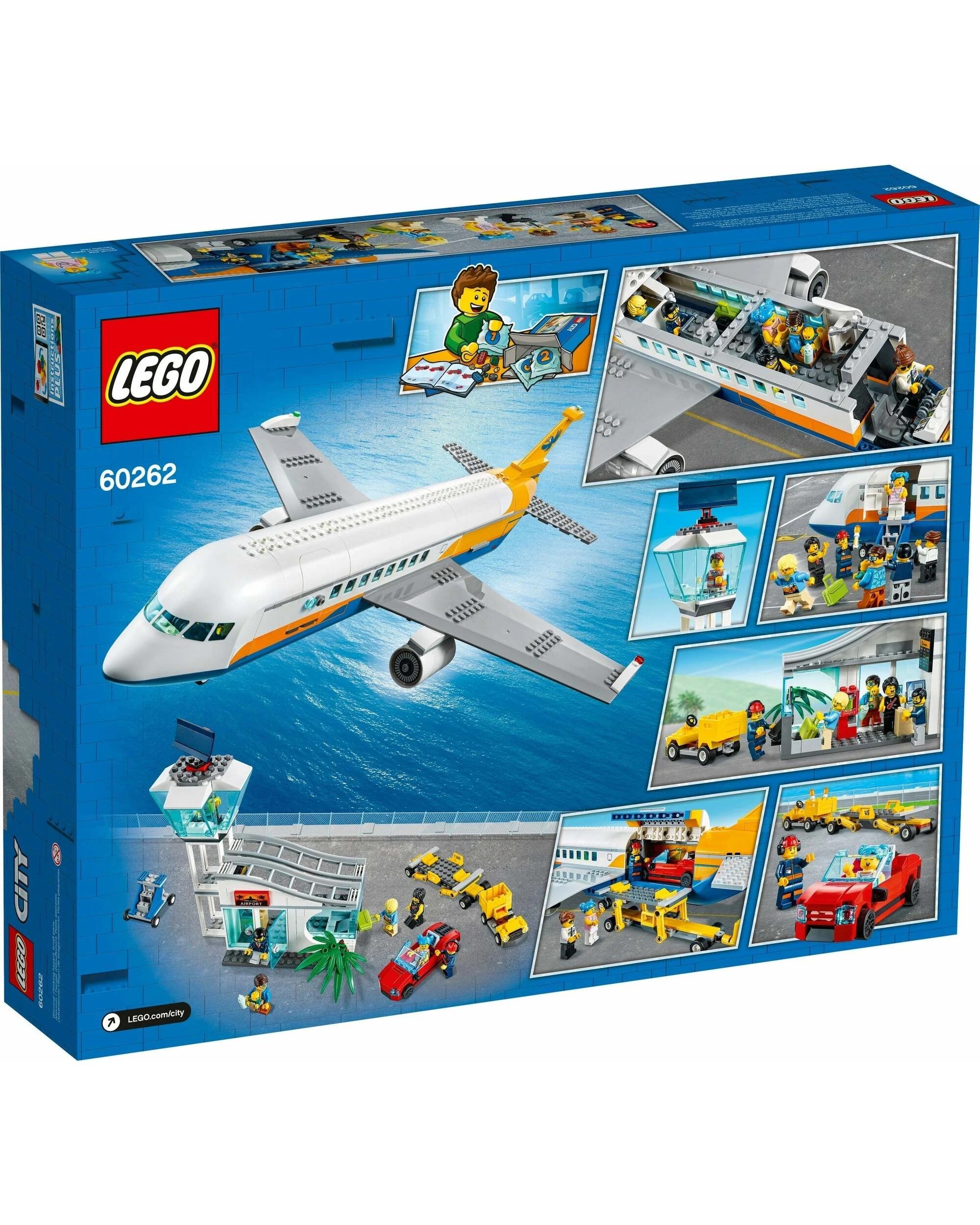 2 LEGO 60262 City Passenger Airplane: Airport Playset, 2 of 5