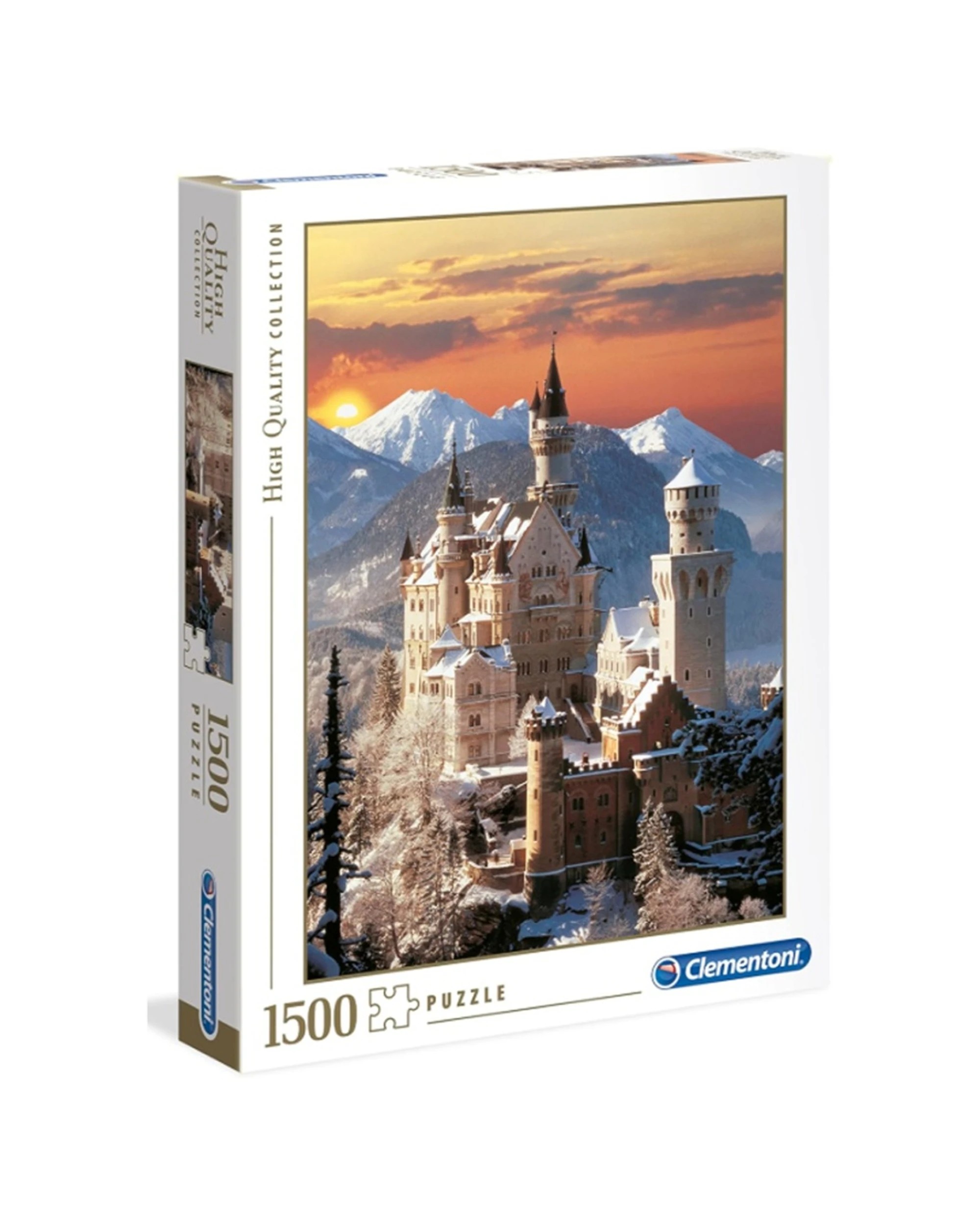 1 Clementoni Neuschwanstein 1500 Piece Jigsaw Puzzle Set - Multi, 1 of 2