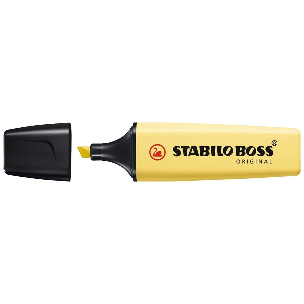 1 Stabilo Boss Highlighter Milky Yellow, 1 of 2