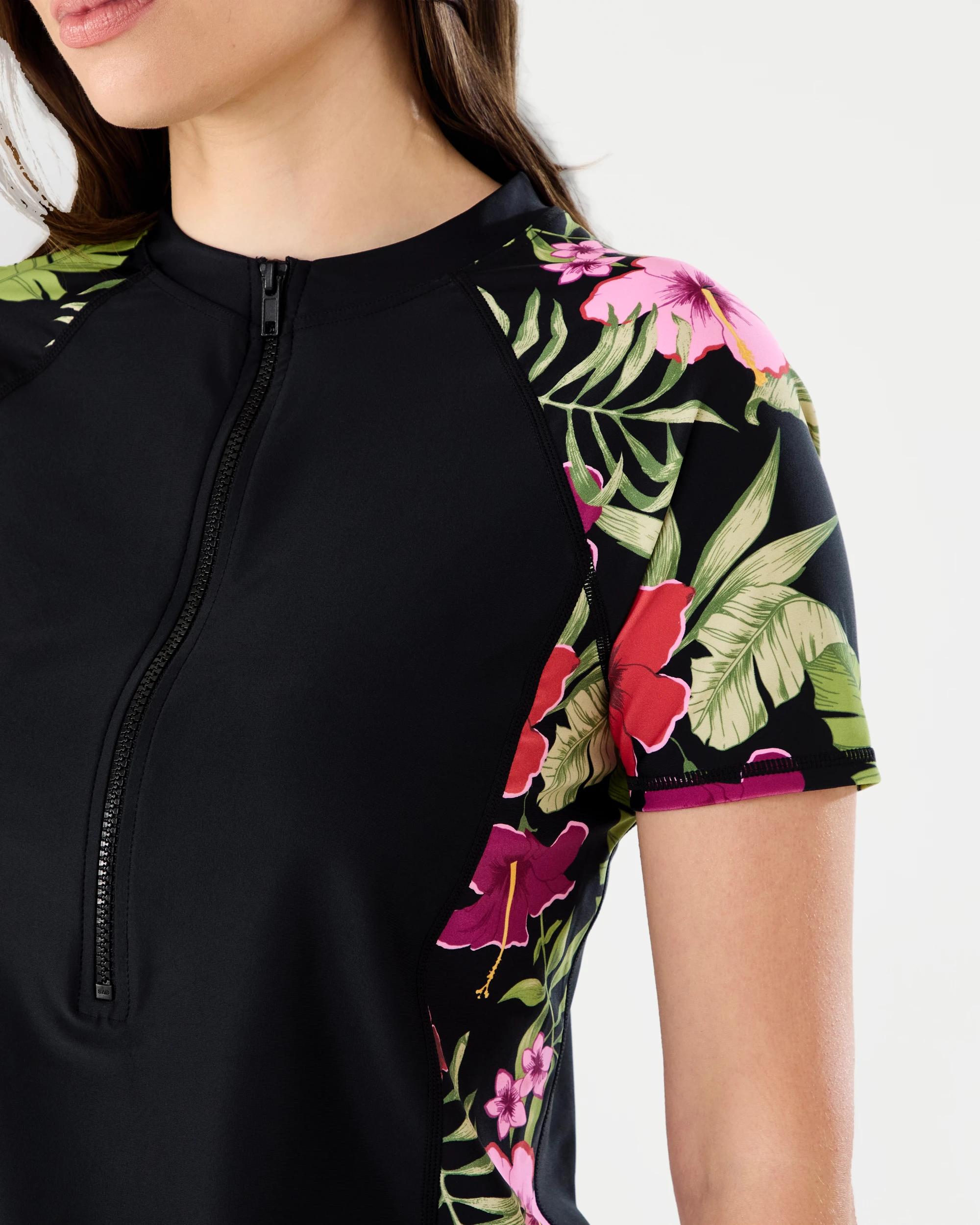 5 Short Sleeve Rash Vest Bltropfl, 5 of 7