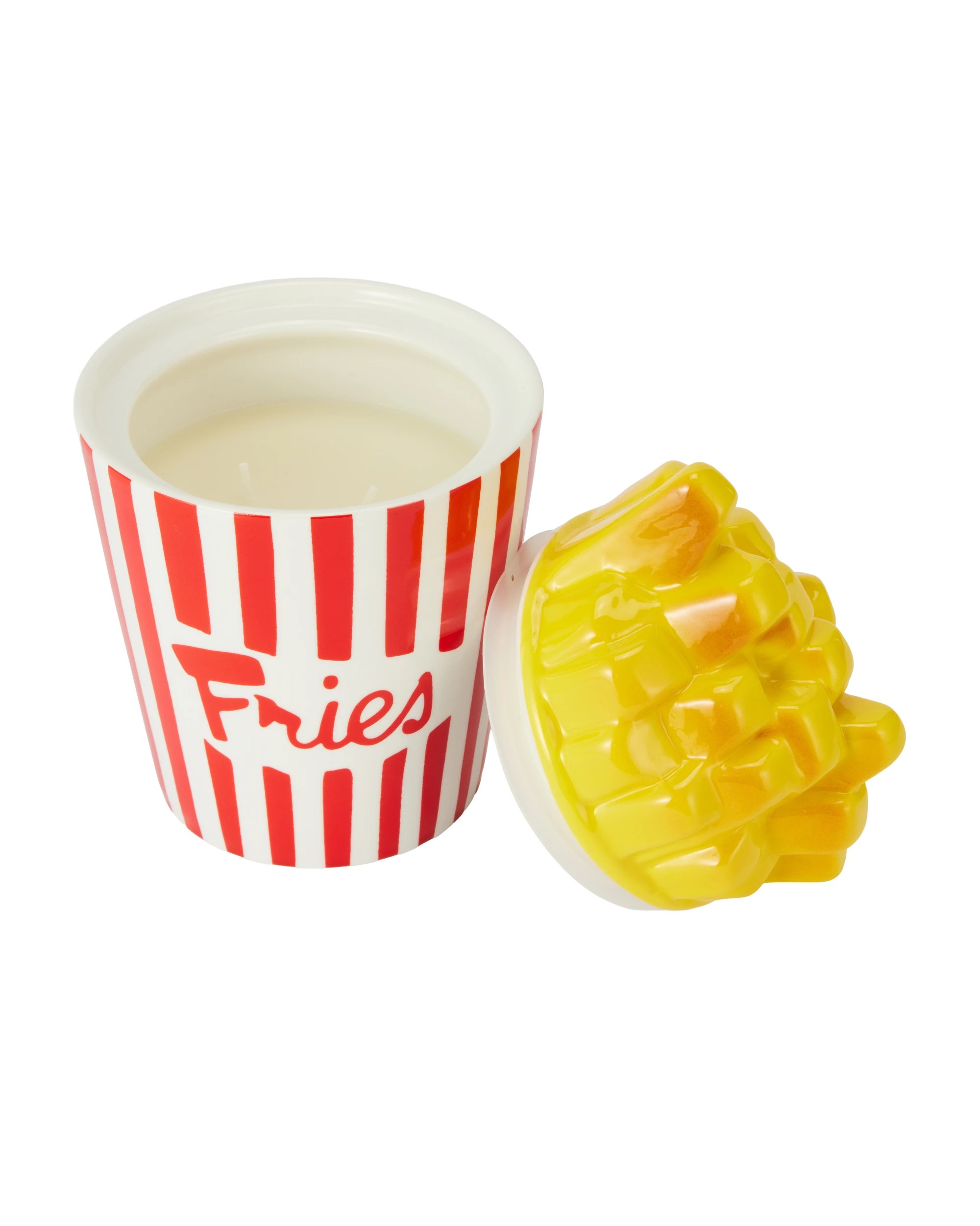4 Ceramic Fries Candle, 4 of 6
