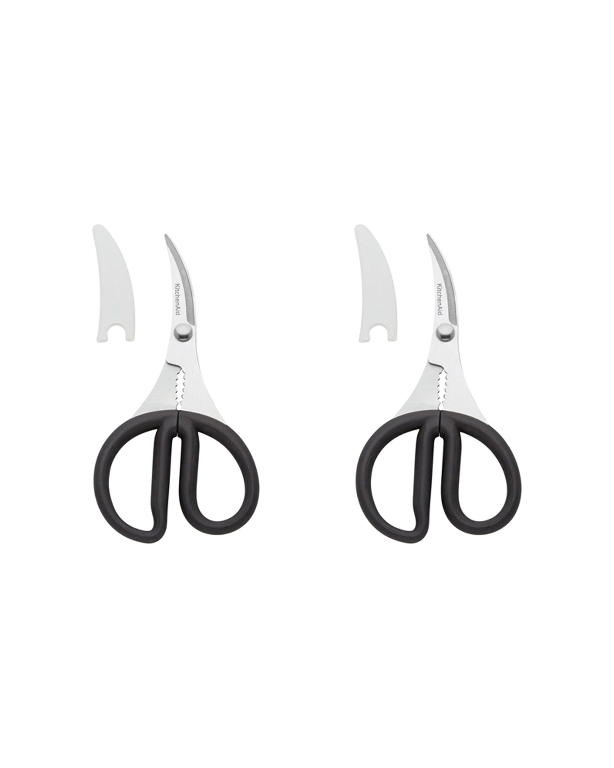 1 KitchenAid 2PK Seafood Shears Stainless Steel Scissors 18cm - Black, 1 of 3