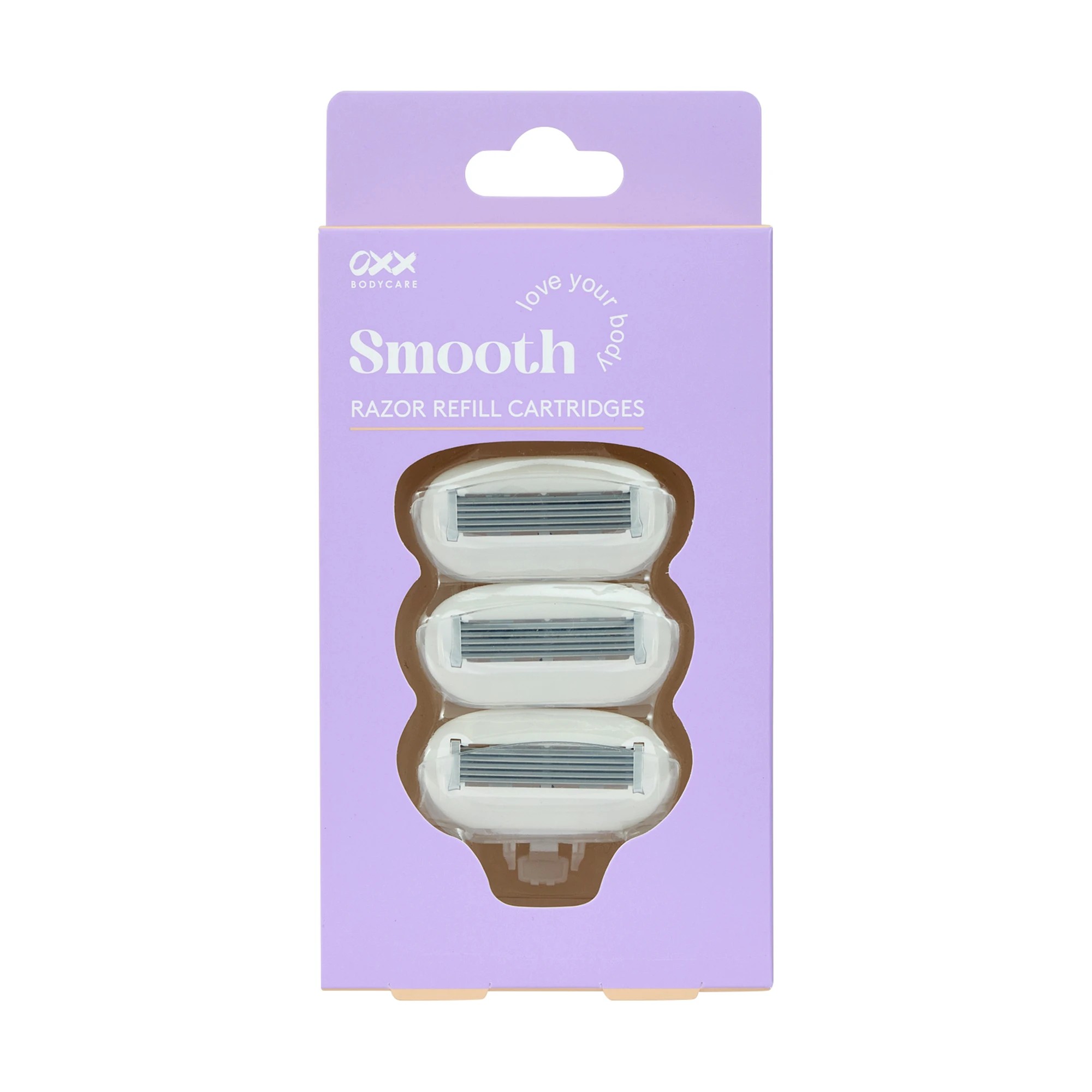 1 OXX Bodycare 3 Pack Smooth Razor Refill Cartridges - White, 1 of 5