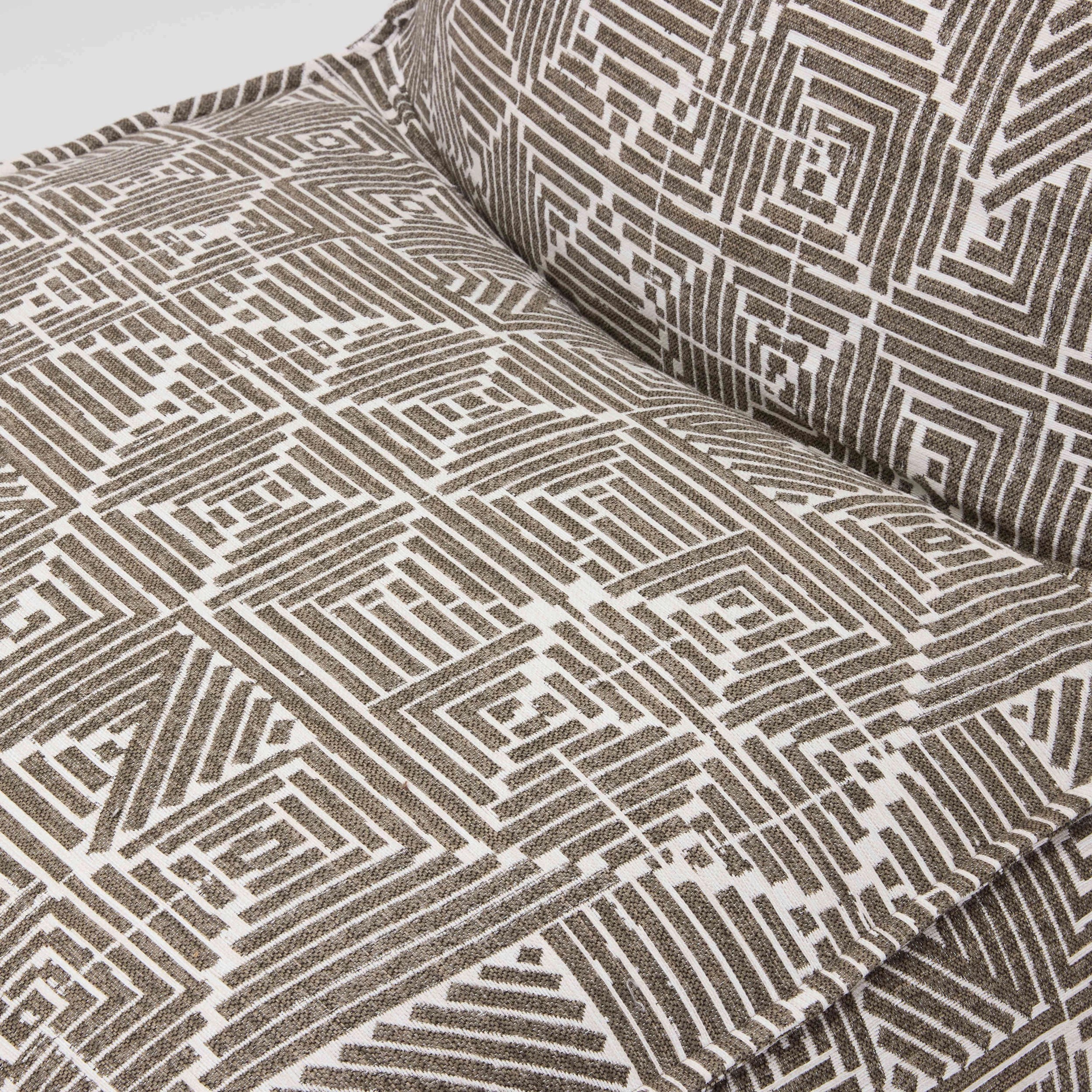 6 IHOMDEC Outdoor Waterproof Compression Sofa With Ottoman - Beige, 6 of 10