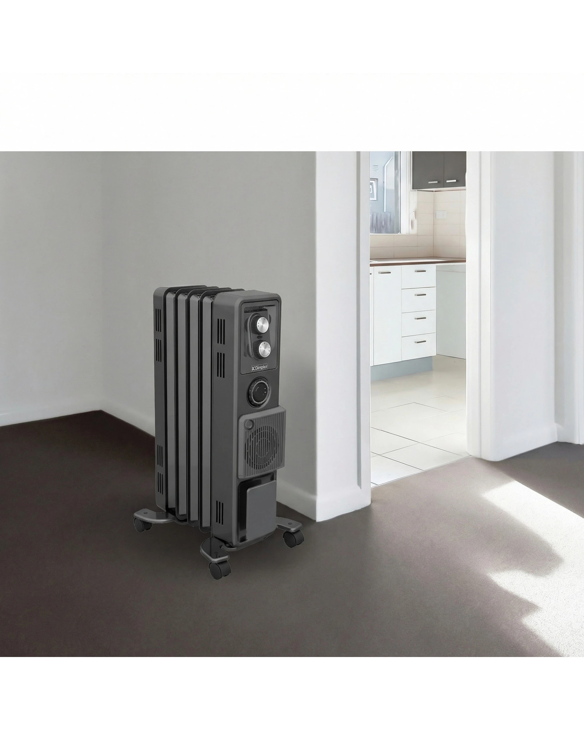 5 Dimplex 1.5kW Oil Free Column Heater with Timer & Turbo Fan  Anthracite ECR15TIF, 5 of 8
