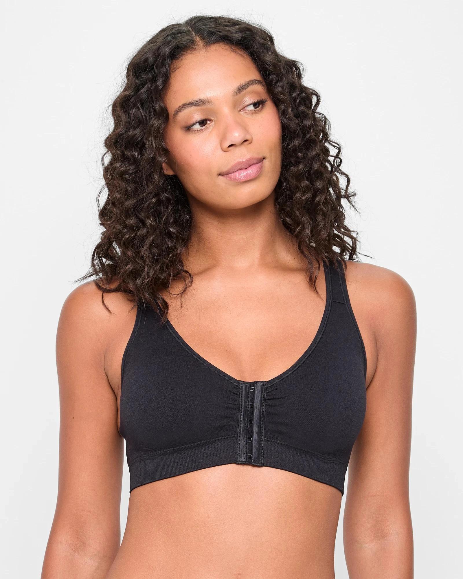 1 Target Seamfree Post Surgery Bra BLACK, 1 of 3