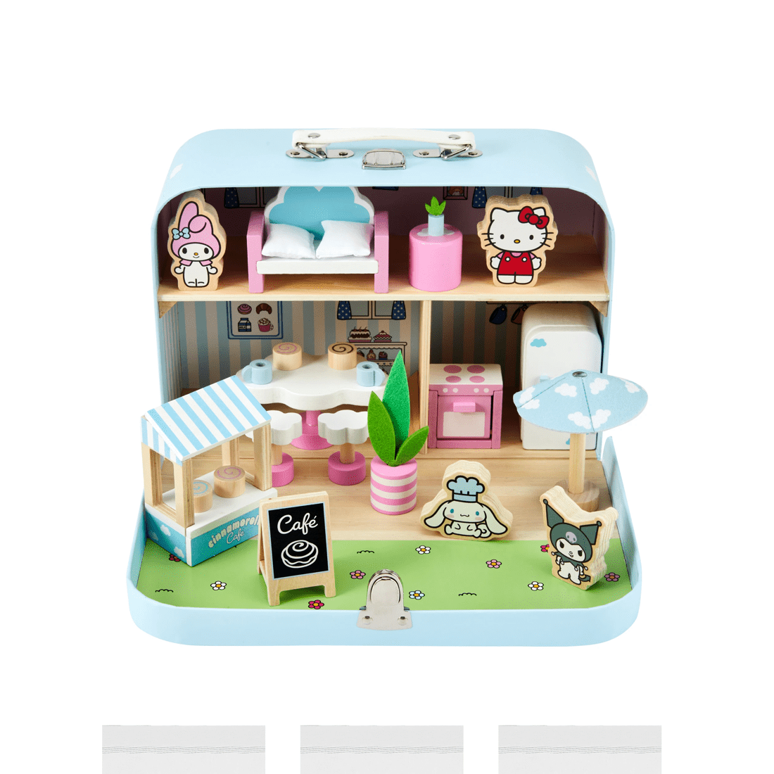 1 Hello Kitty and Friends Suitcase Dollhouse, 1 of 8