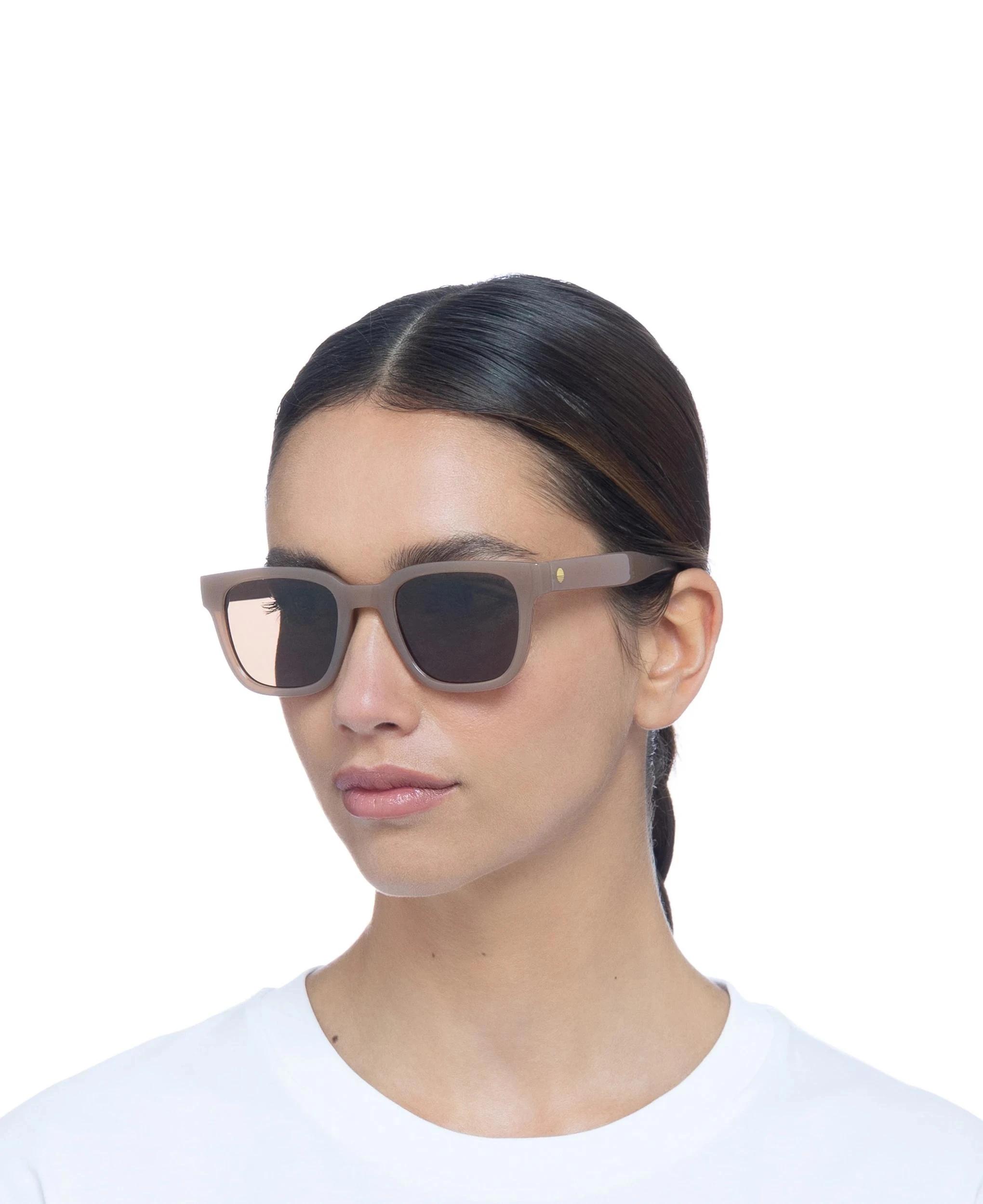 5 SOLARIZED® Womens Modern Classic Sunglasses - Mink BROWN, 5 of 6