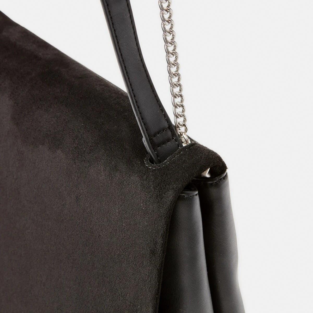 3 Front Flap Crossbody Bag BLACK, 3 of 6