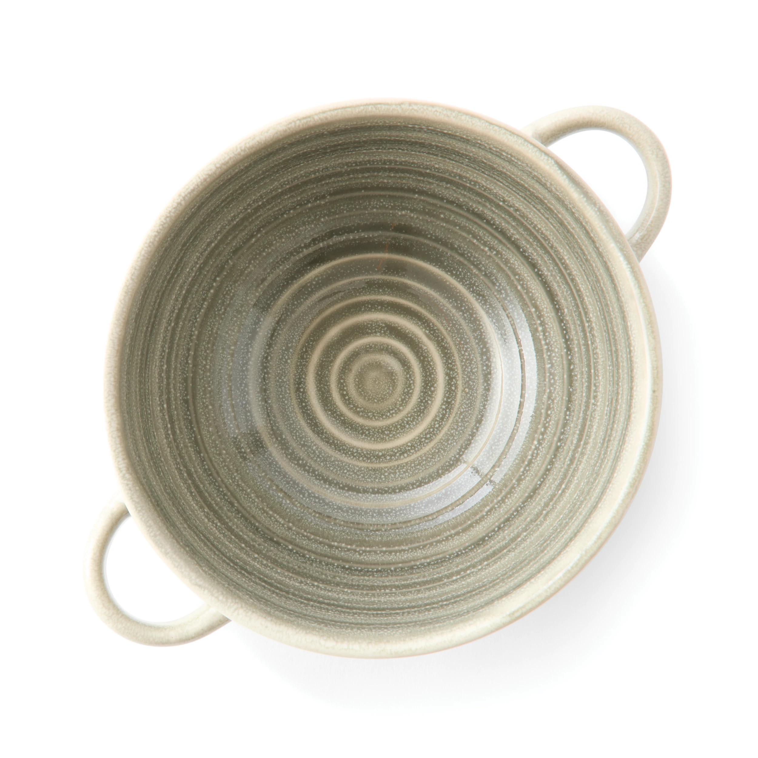 9 Set of 2 Green and Chocolate Bowls, 9 of 10