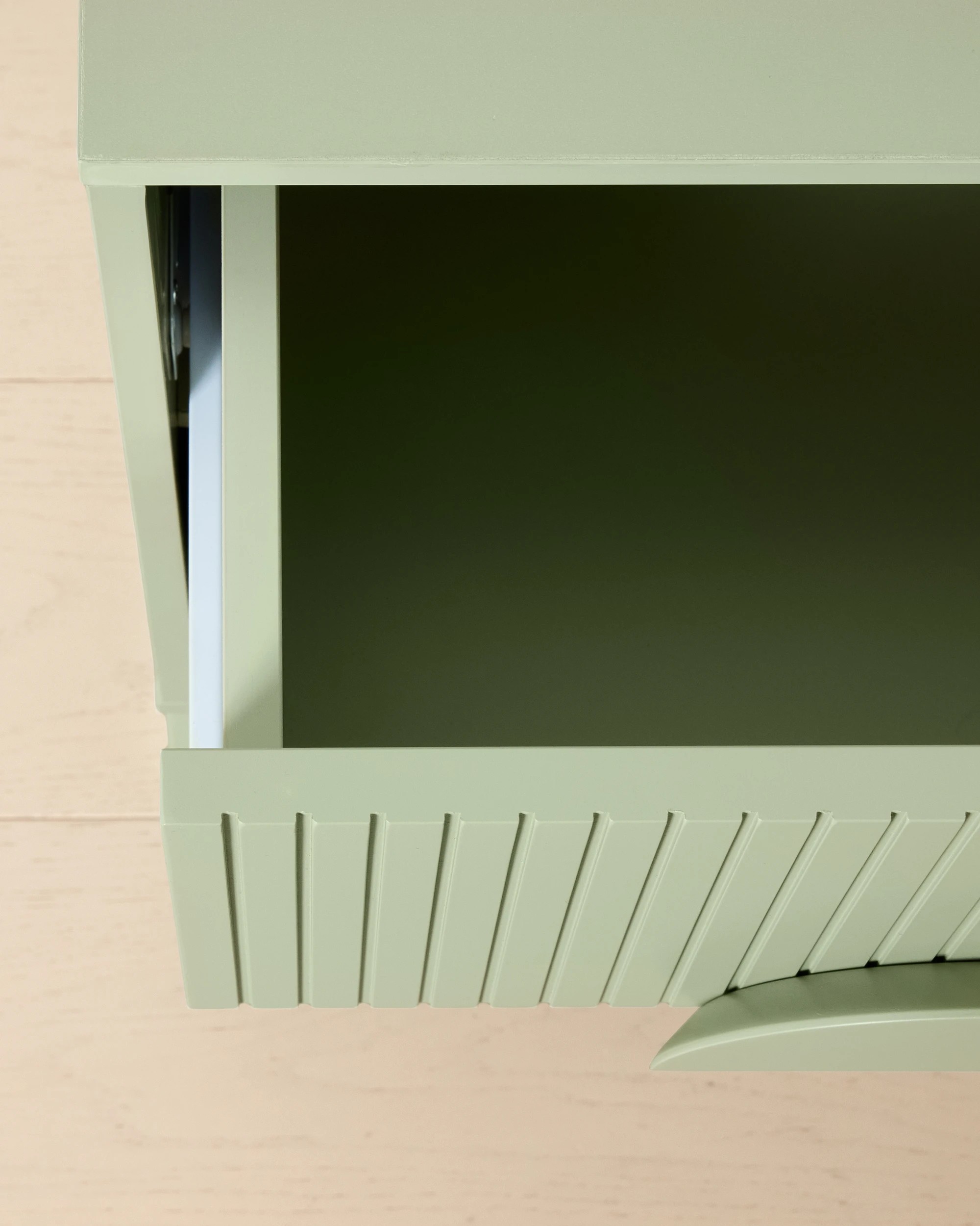 7 Stevie 2 Drawer Bedside Table - Sage, 7 of 7