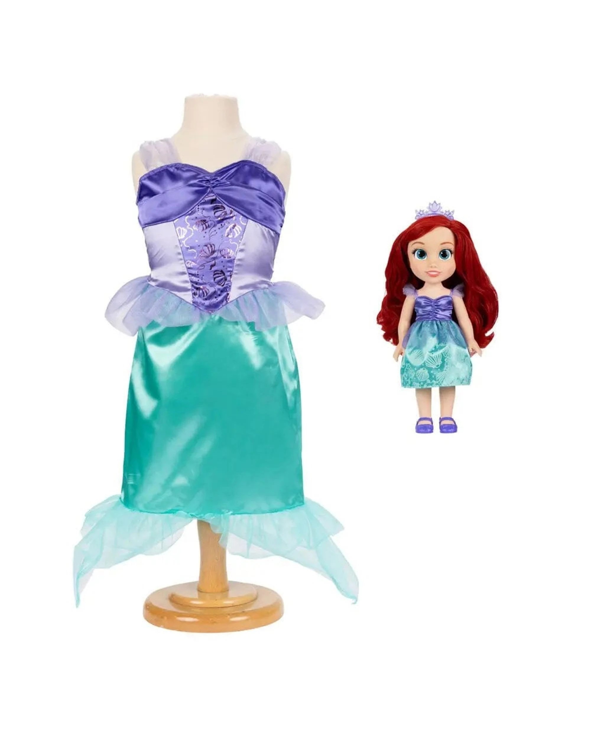 3 Disney Princess Ariel Doll with Dress, 3 of 5