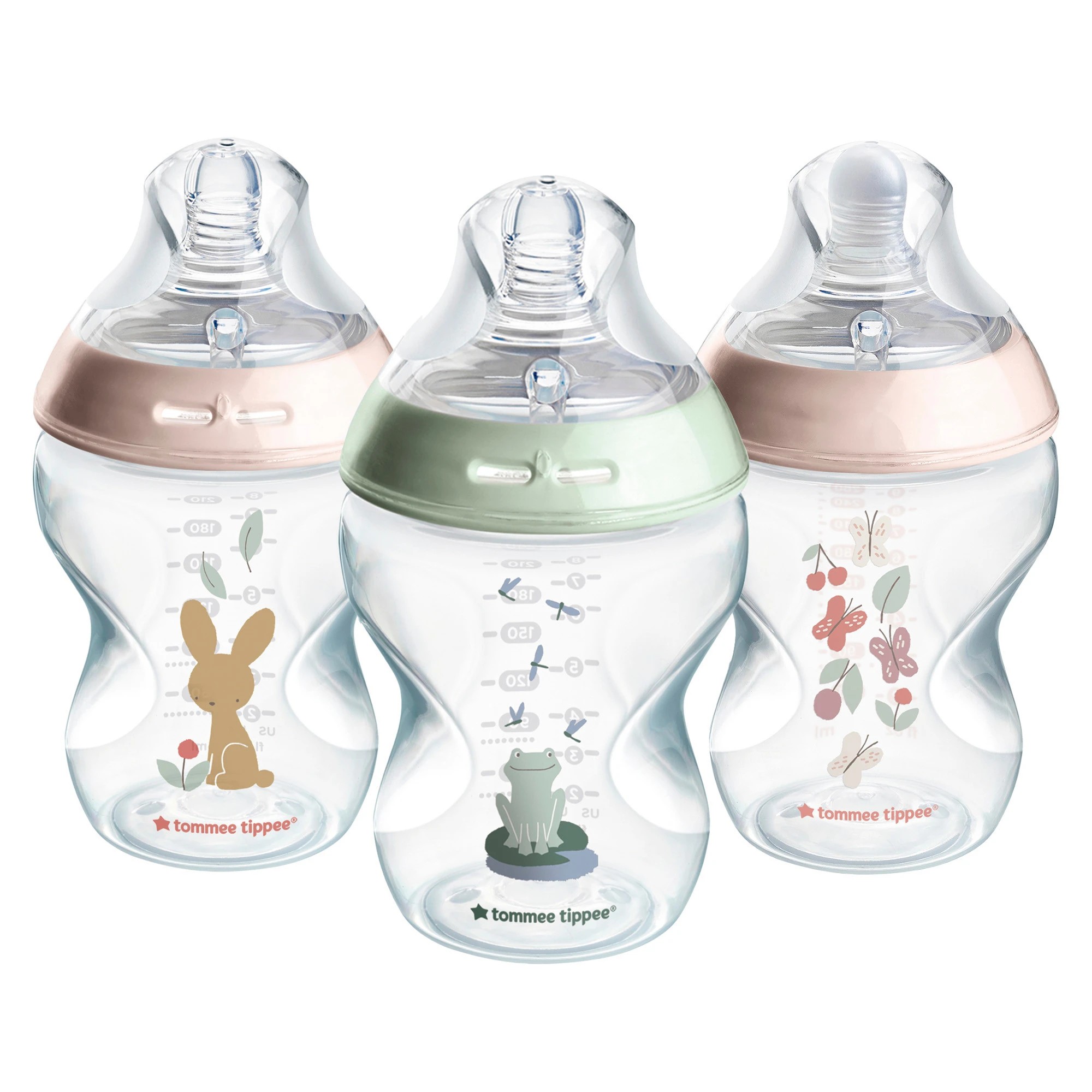 2 3 Pack Tommee Tippee Natural Start Decorated Baby Bottles, 2 of 7