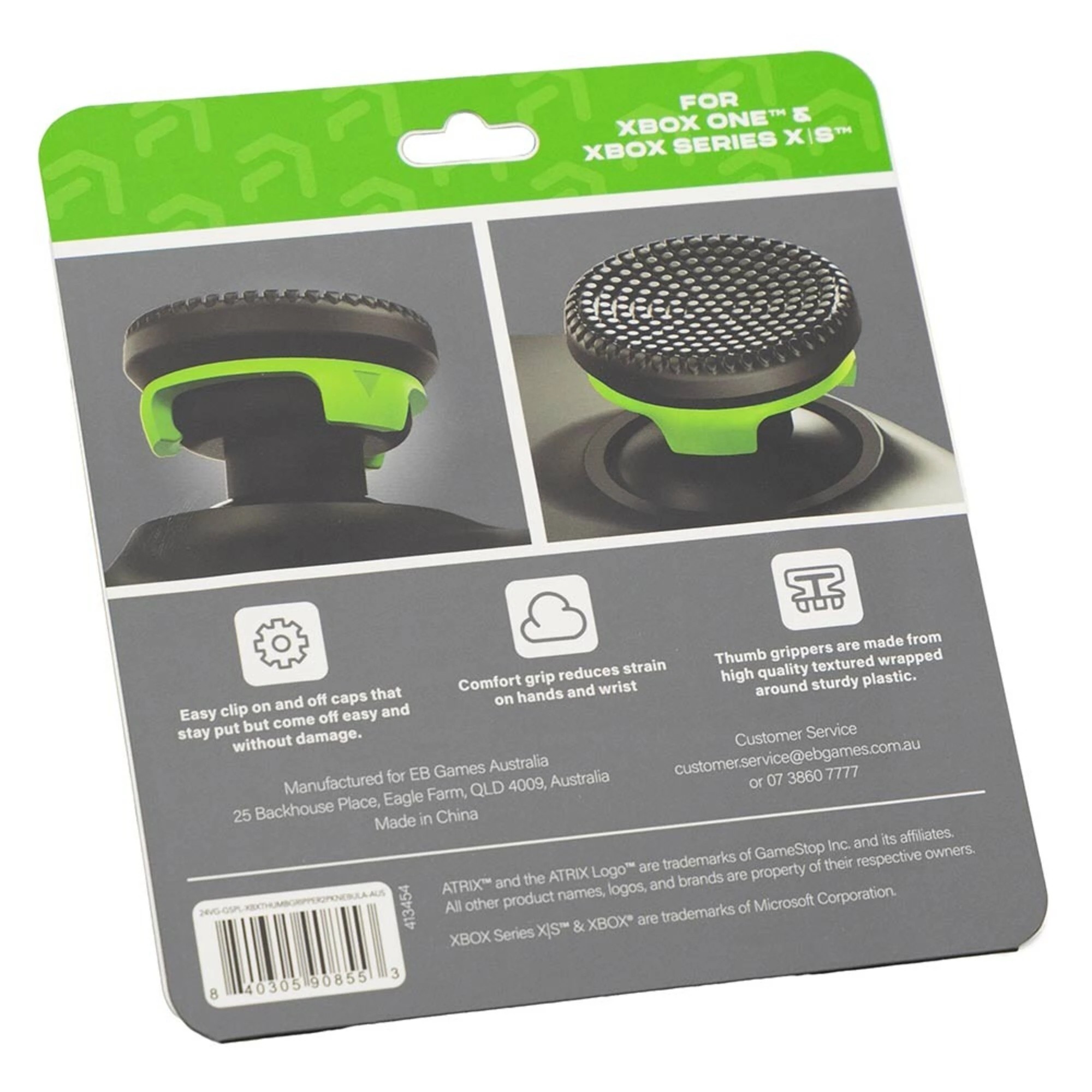 2 Atrix Nebula Edition Thumbgrip Set for Xbox - Black, 2 of 2