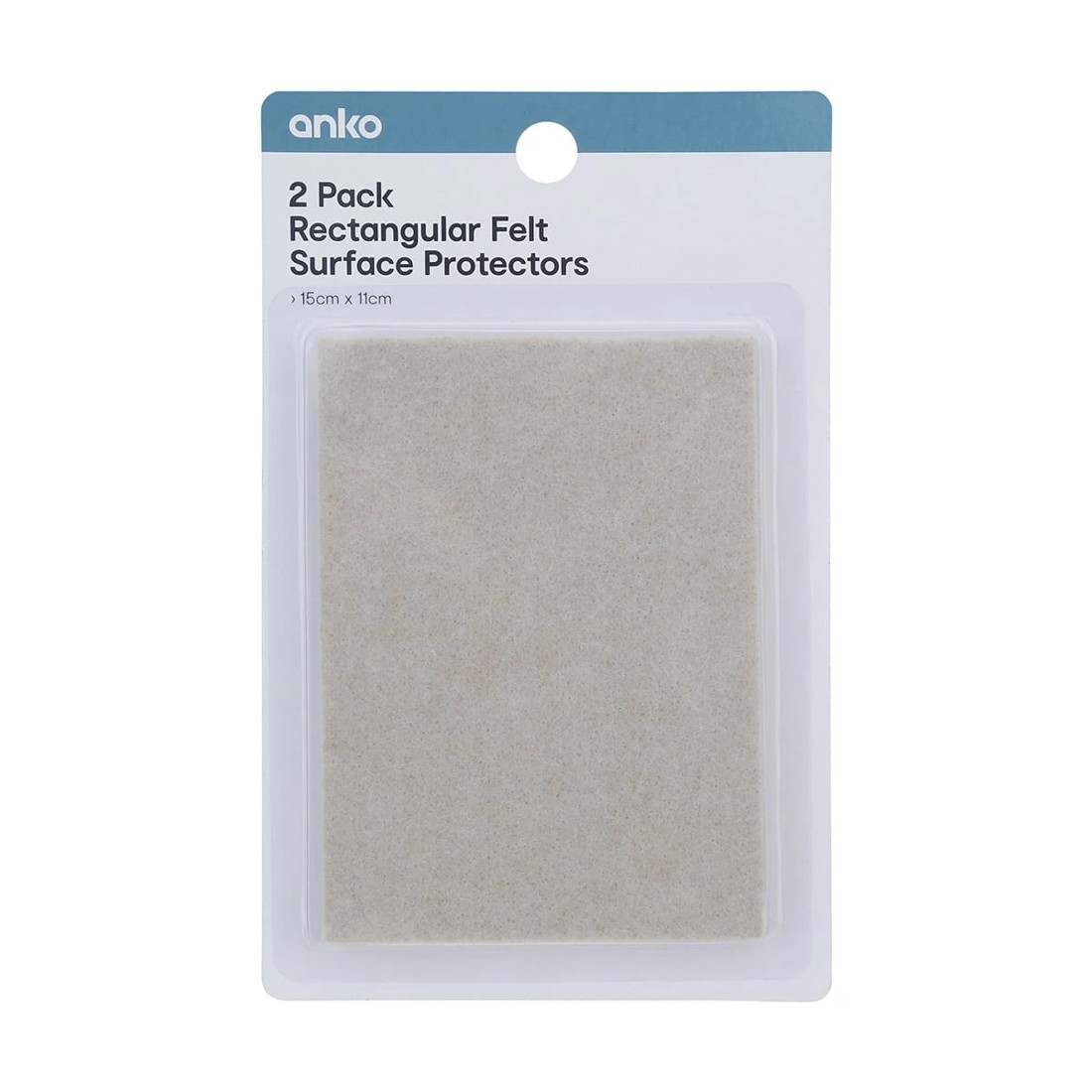 2 Rectangular Felt Surface Protectors - 15x11cm, 2 of 2
