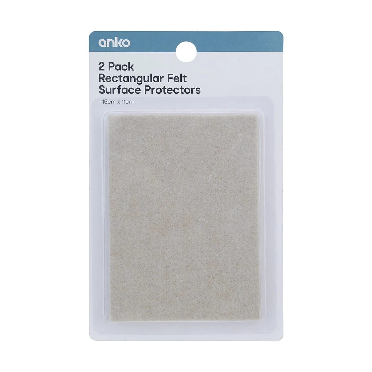 2 Rectangular Felt Surface Protectors - 15x11cm, 2 of 2