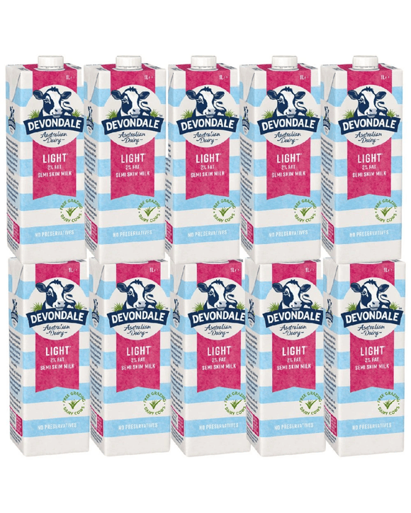 Devondale Semi Skim UHT Milk 1L 10 Pack