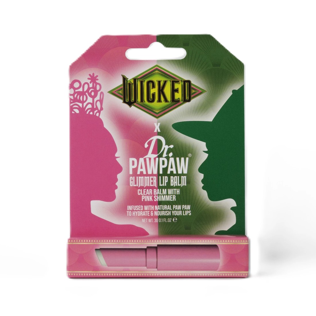 1 WICKED x Dr.PAWPAW Glimmer Lip Balm 3g - Paw Paw, 1 of 2