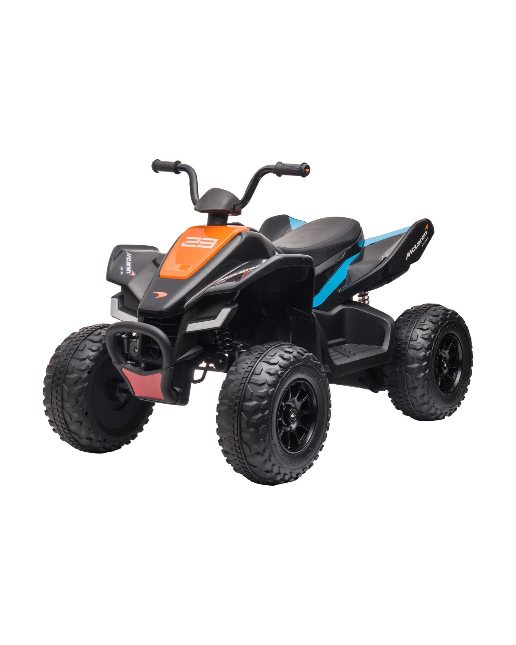 1 Kahuna MCL35 McLaren Kids Toy Ride On Electric Quad Bike - Black, 1 of 10