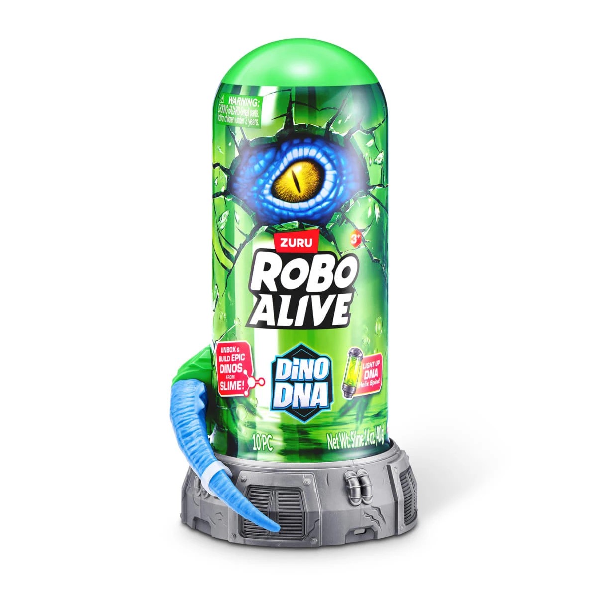 1 10 Piece ZURU Robo Alive Dino DNA Light Up Helix Spine! - Assorted, 1 of 10